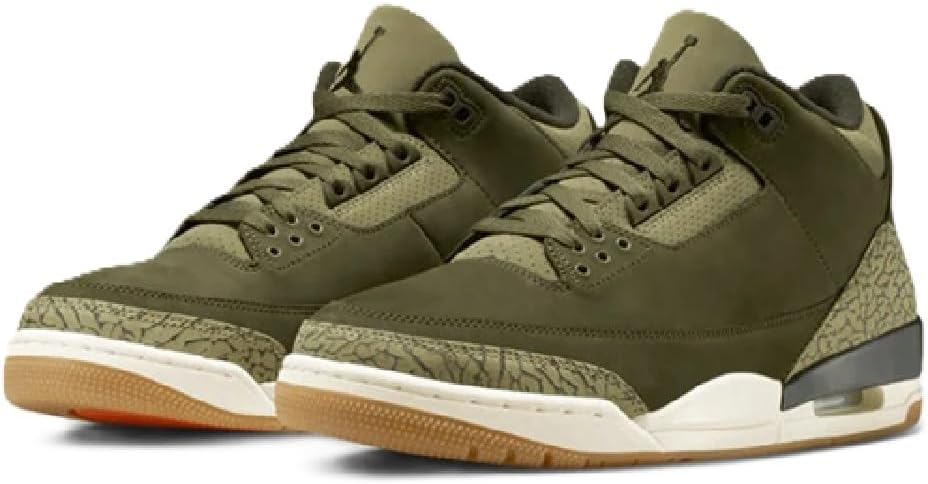 Olive Air Retro Sneakers
