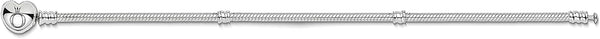 Elegant Sterling Silver Bracelet