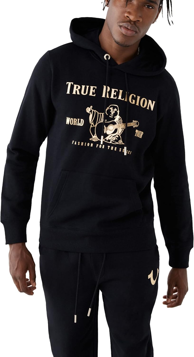 Metallic Buddha Hoodie for Men
