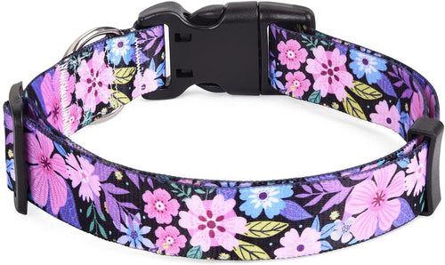 Boho Floral Dog Collar