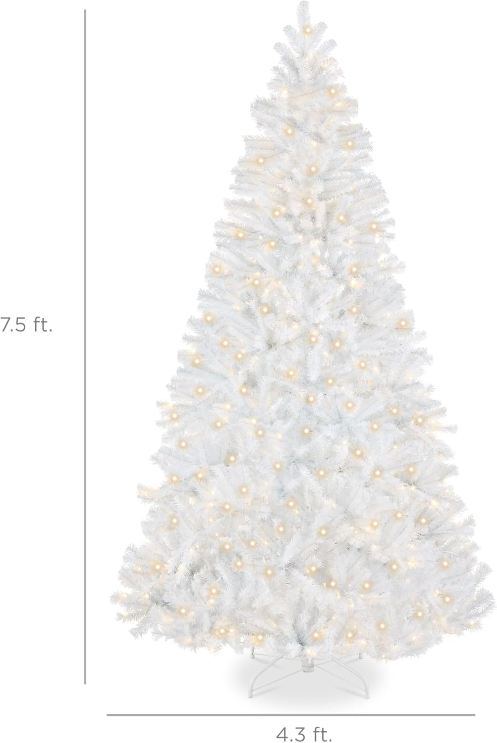 Snowy White Christmas Tree