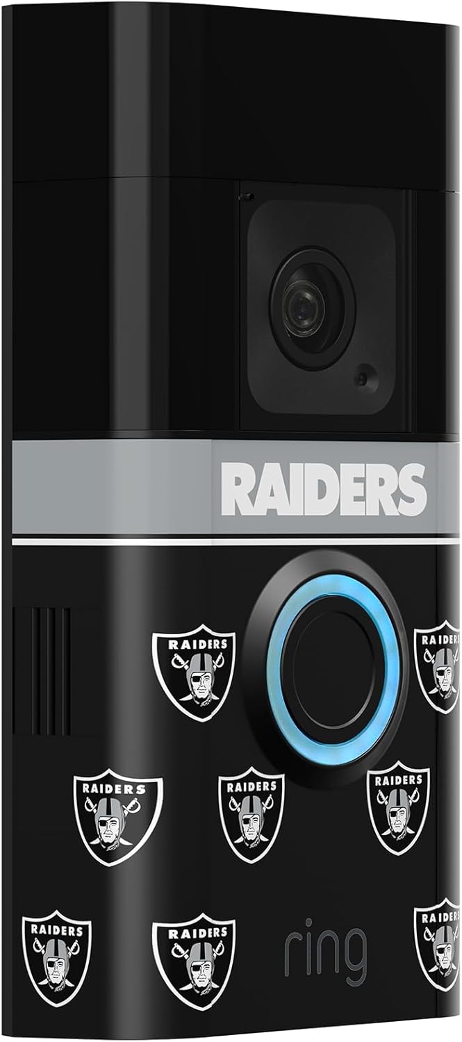 NFL Raiders Ring Doorbell Cover
