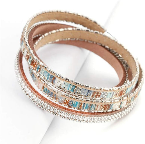 Boho Leopard Charm Bracelet