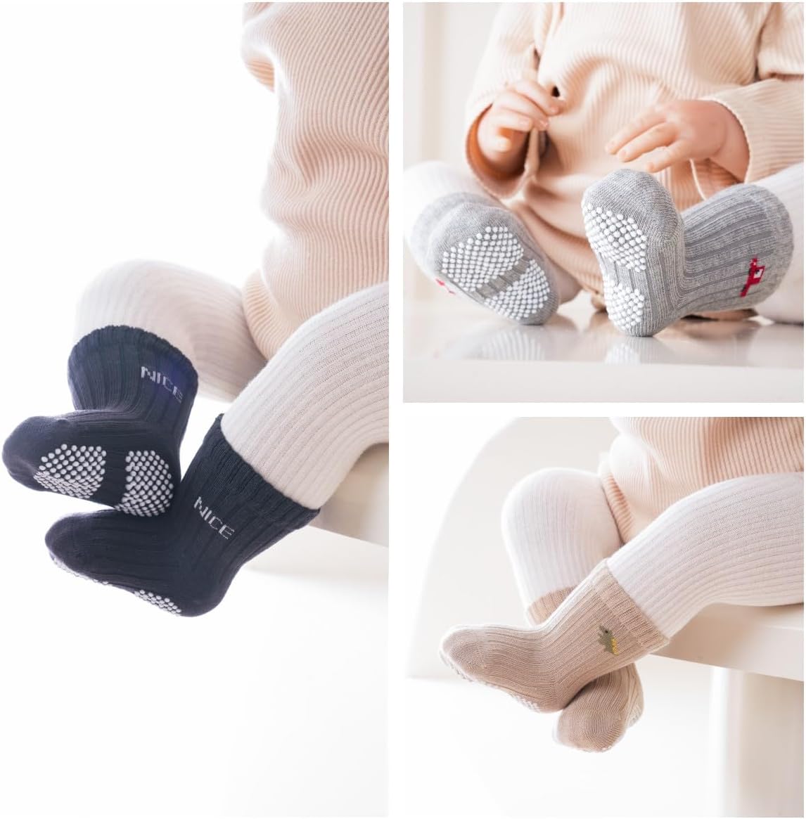 Comfy Baby Grip Socks