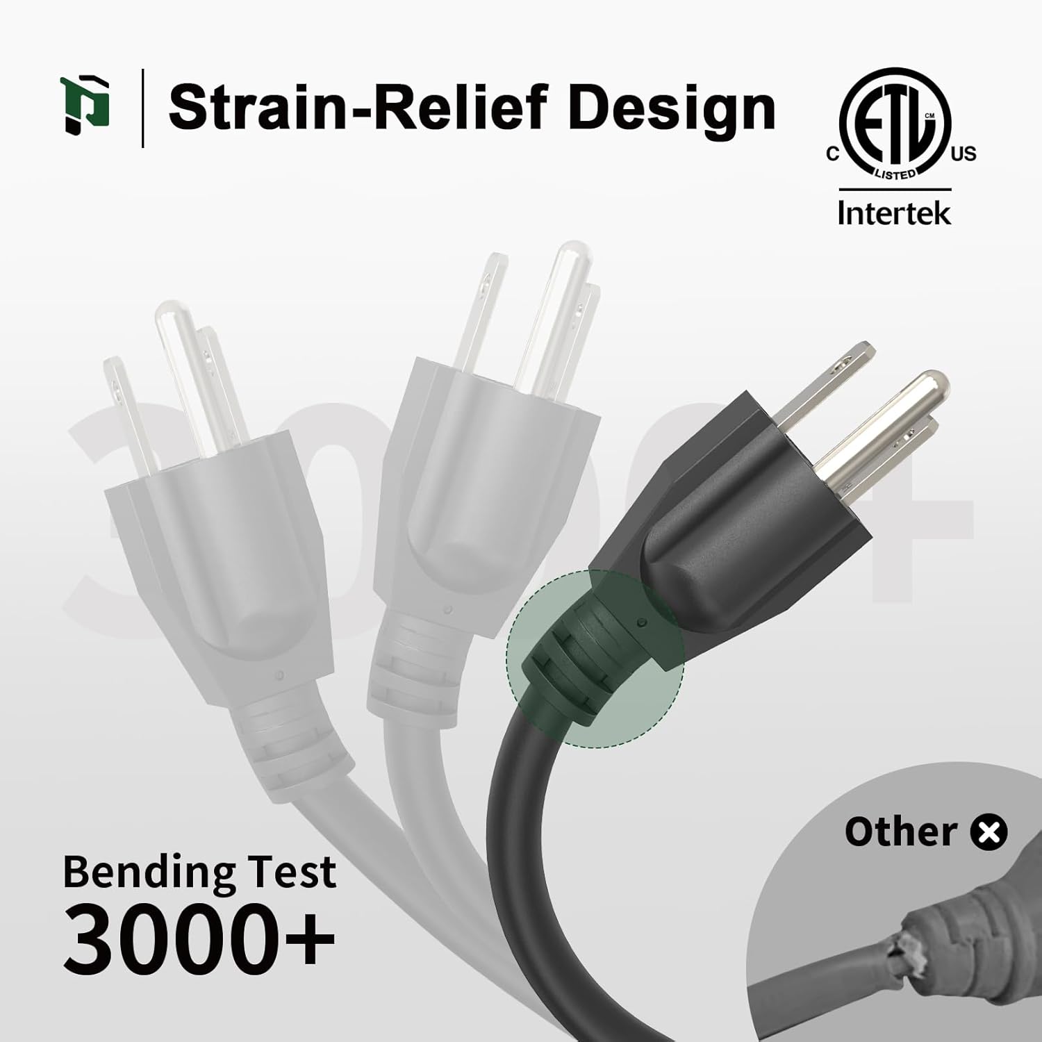Rugged Outdoor Power Cord