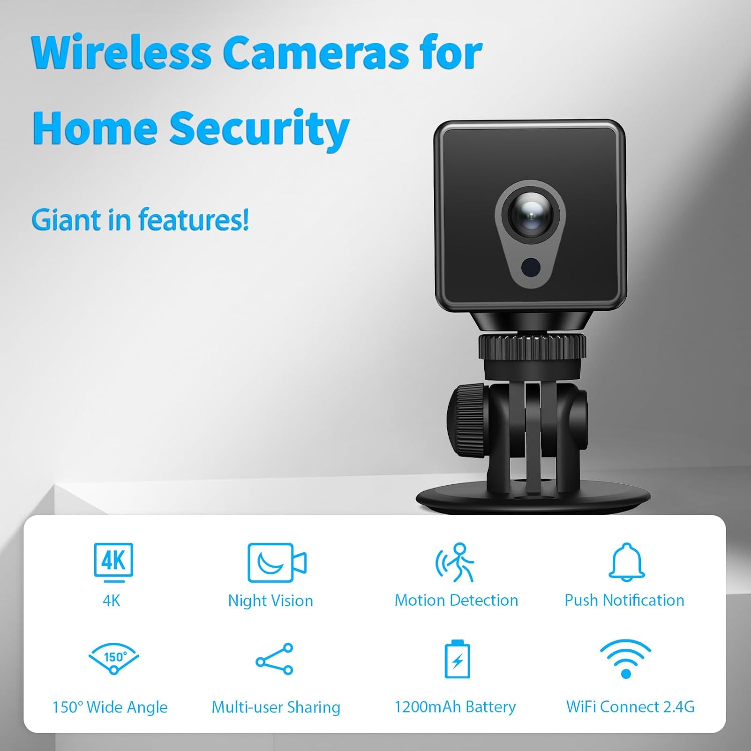 Tiny Wireless Home Spy Camera