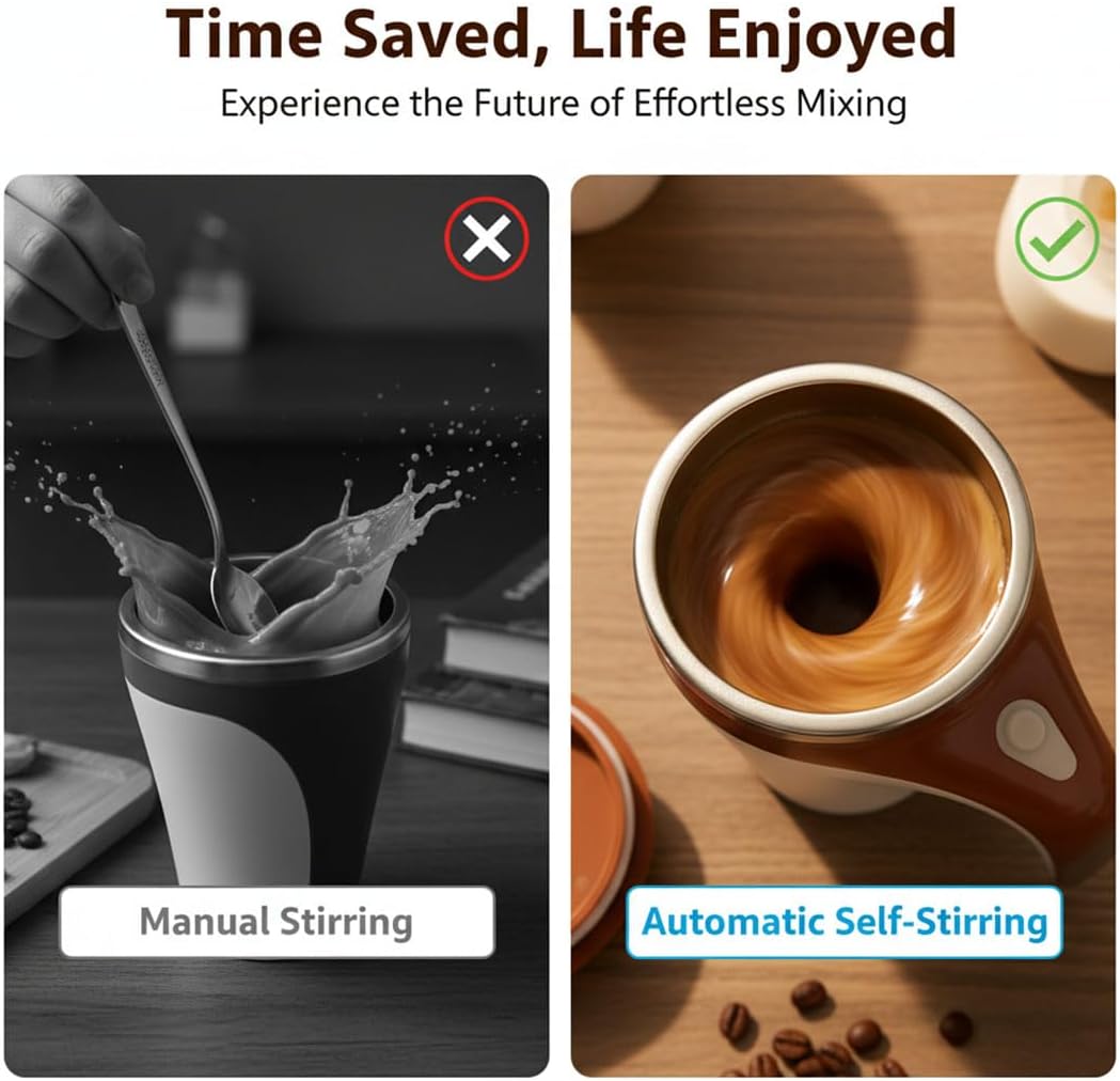Effortless Stirring Mug