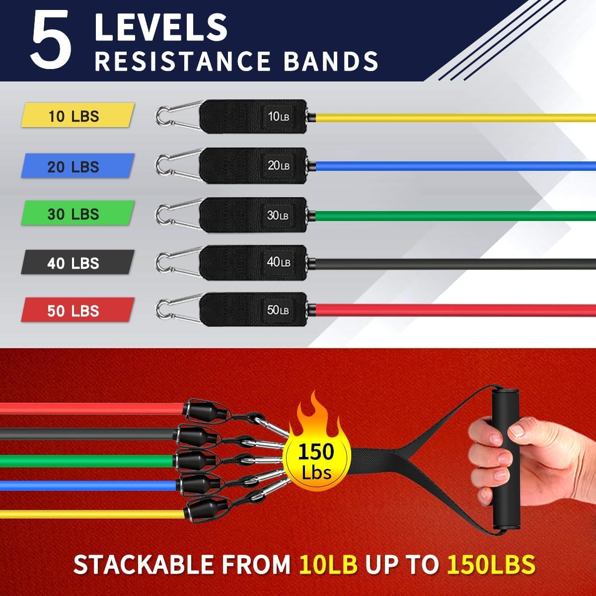 Dynamic Fitness Resistance Bands