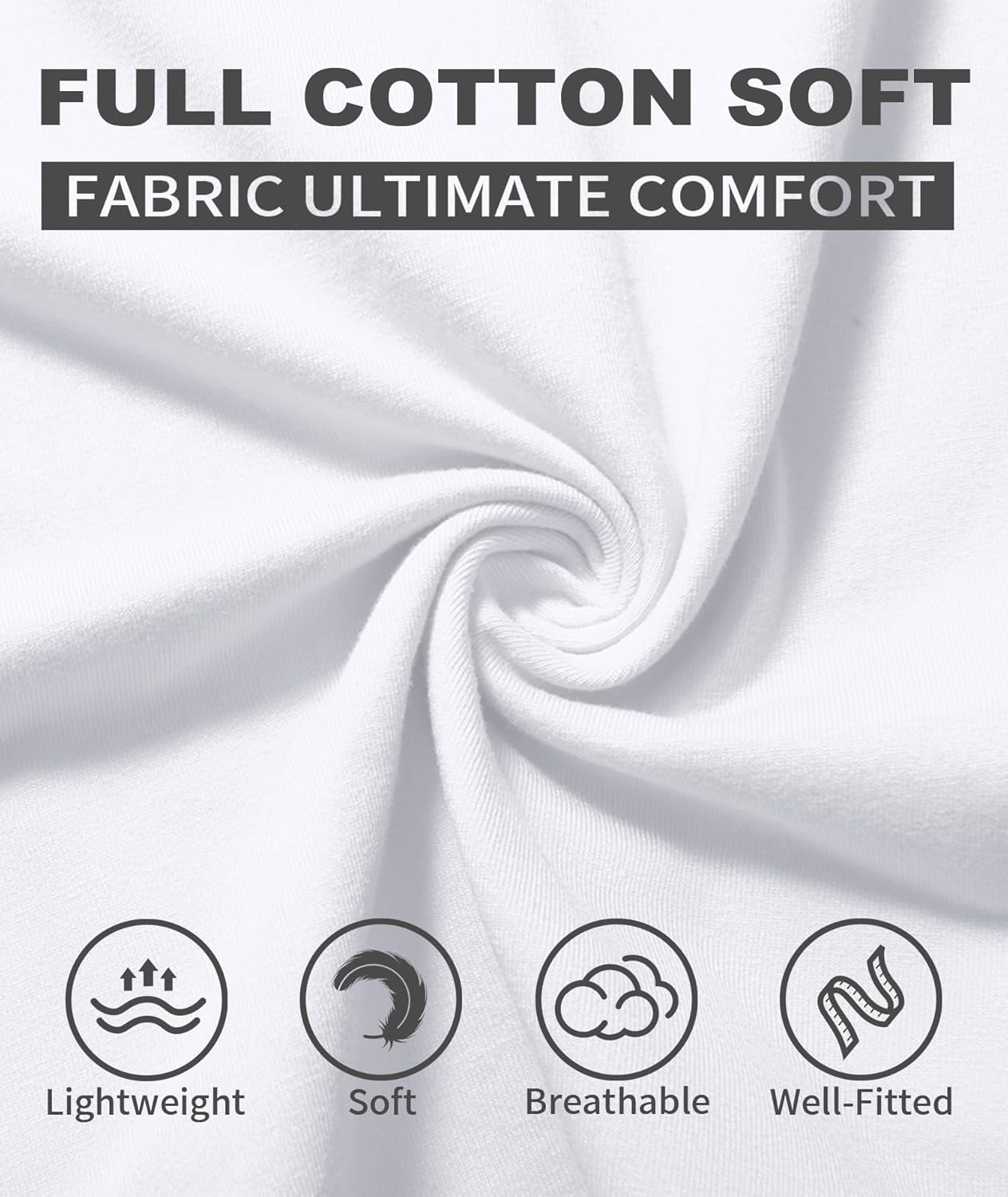 ZITY Men's Cotton T-Shirts Set