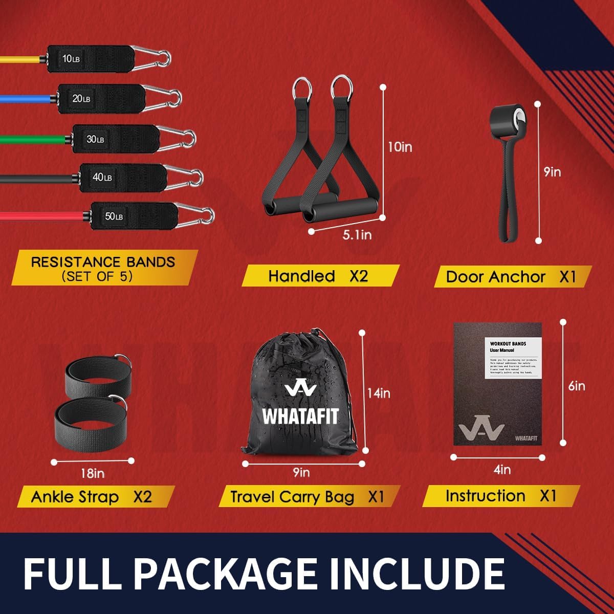 Dynamic Fitness Resistance Bands
