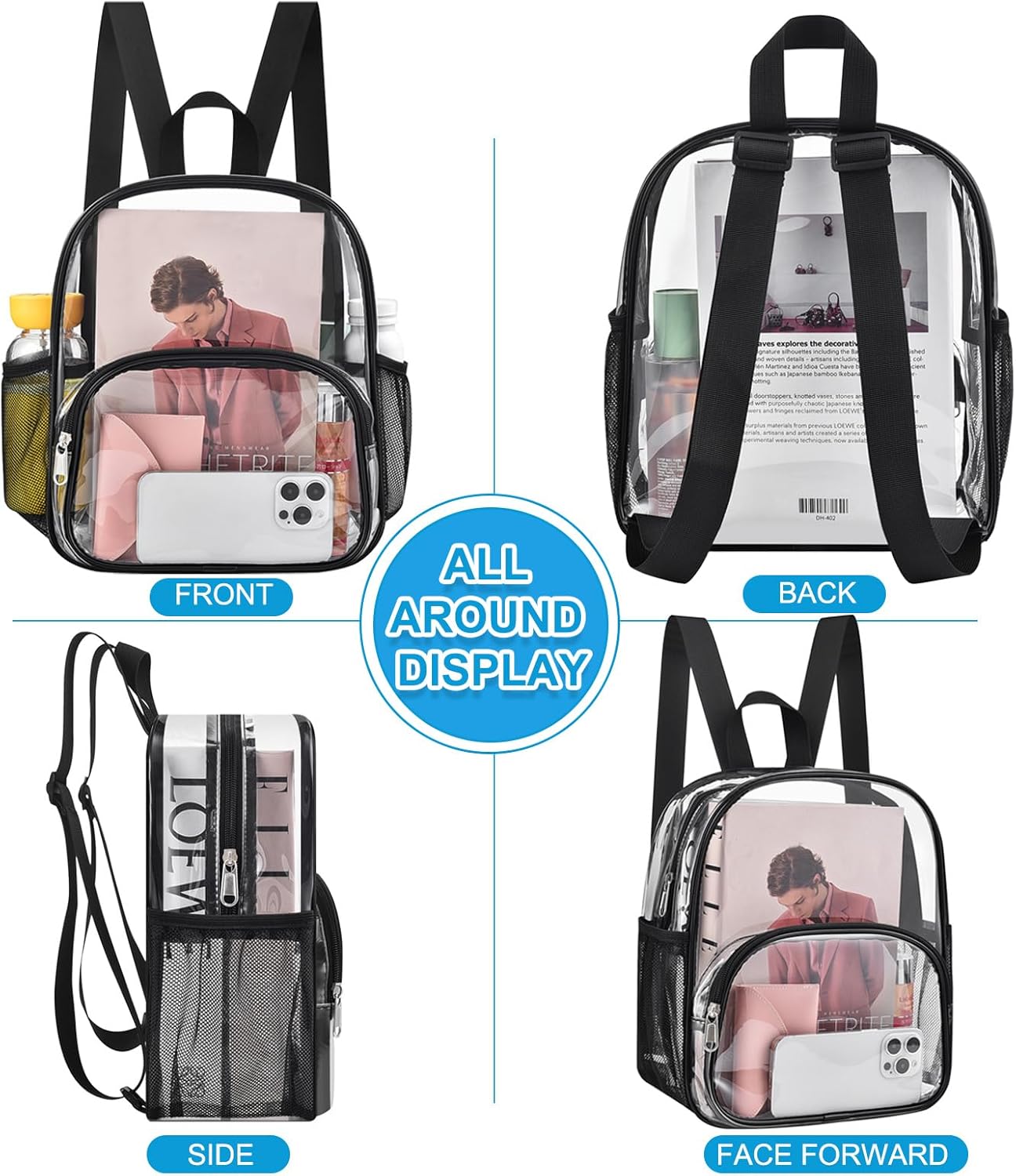 Clear Stadium Event Backpack