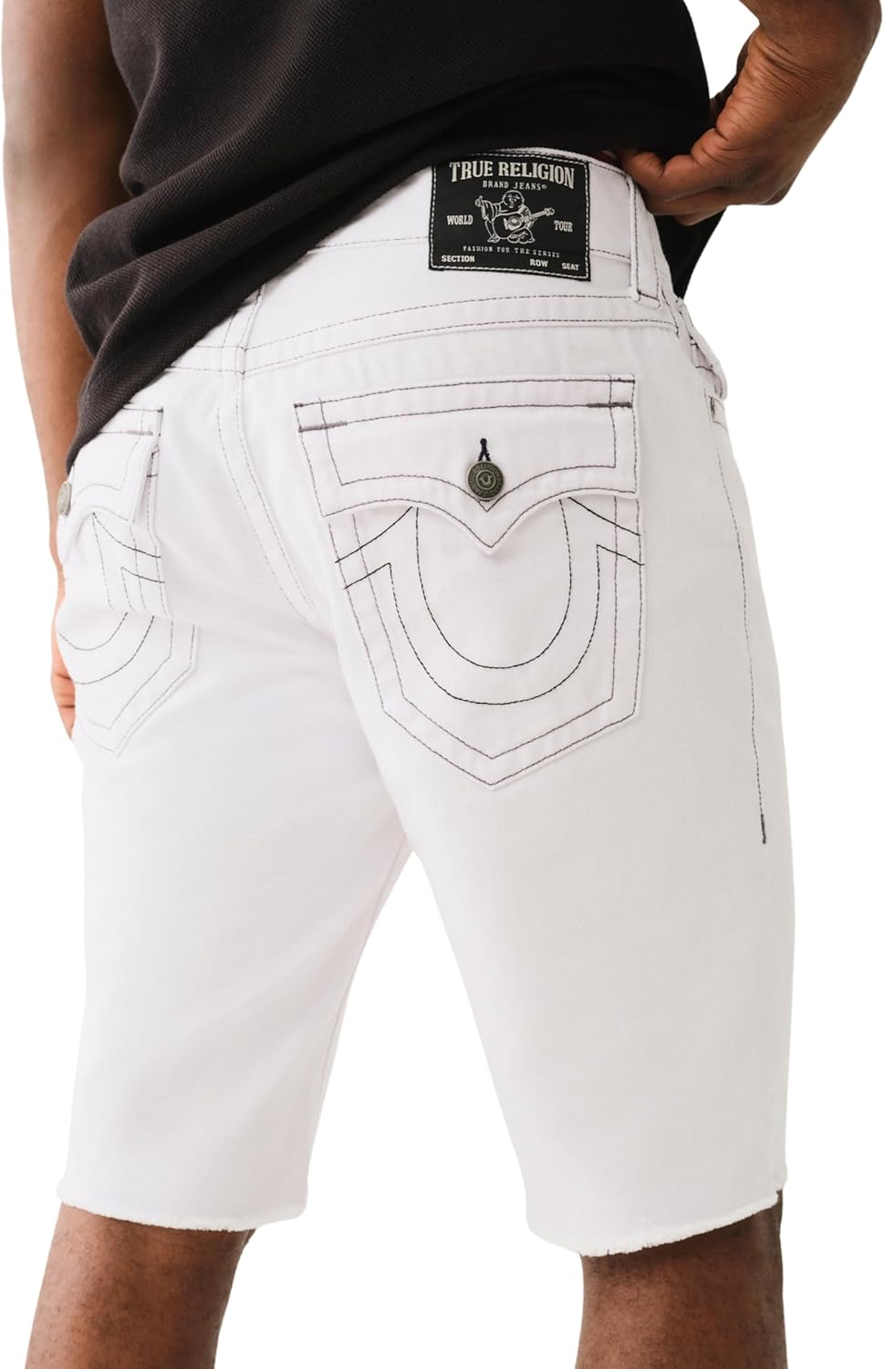 Stylish Frayed Denim Shorts
