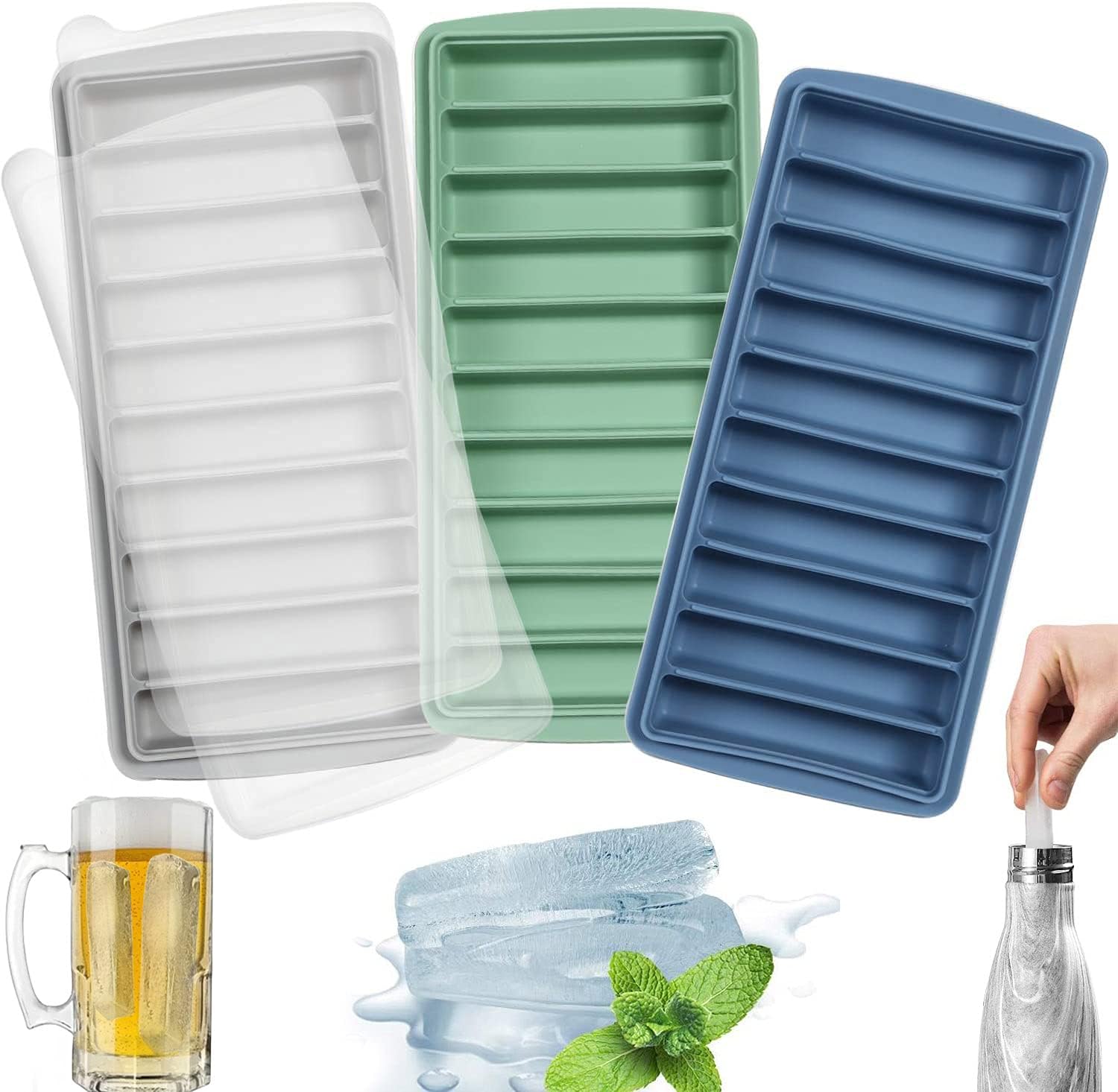 Easy-Release Ice Stick Tray