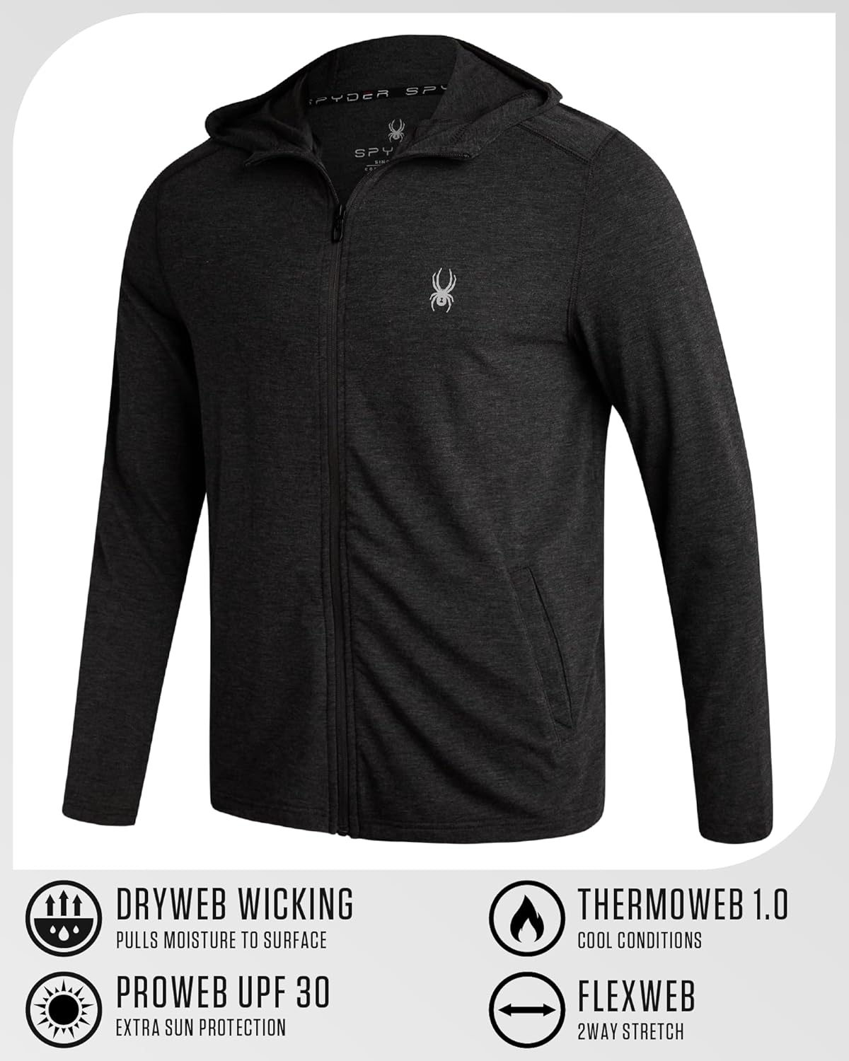 Spyder Men's Breathable Hoodie