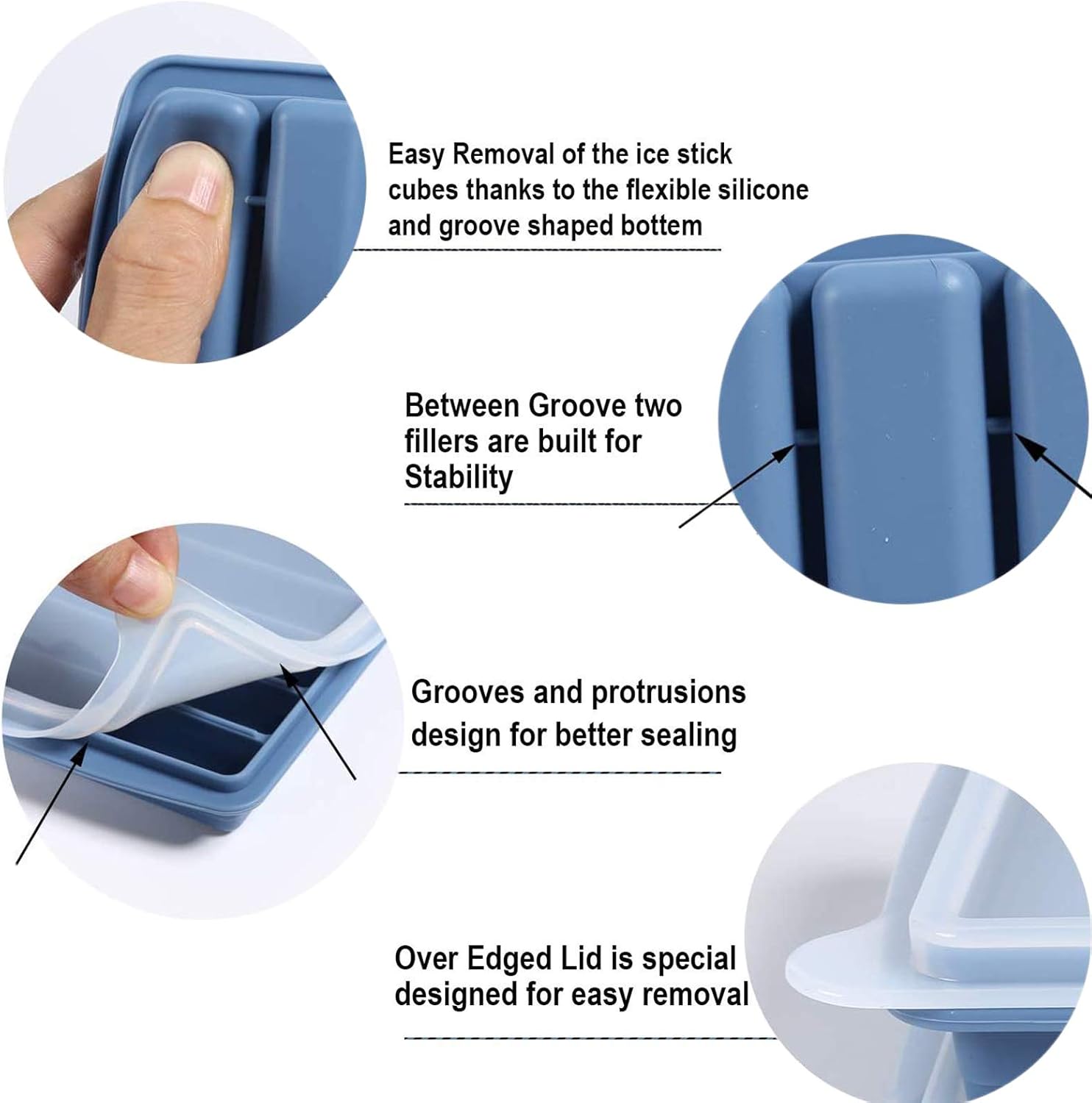 Easy-Release Ice Stick Tray