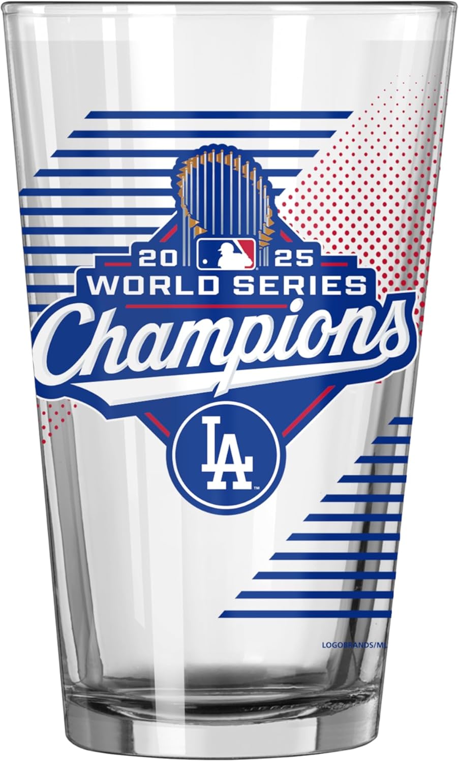 Dodgers Champions Pint Glass