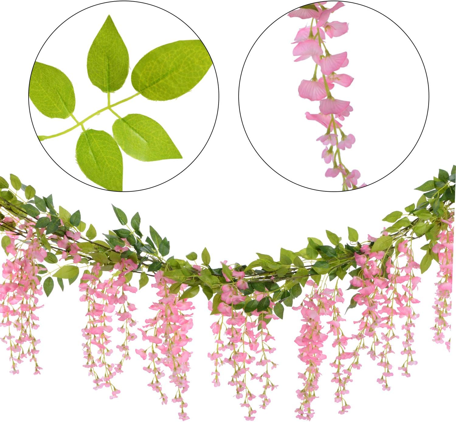 Charming Wisteria Flower Garland