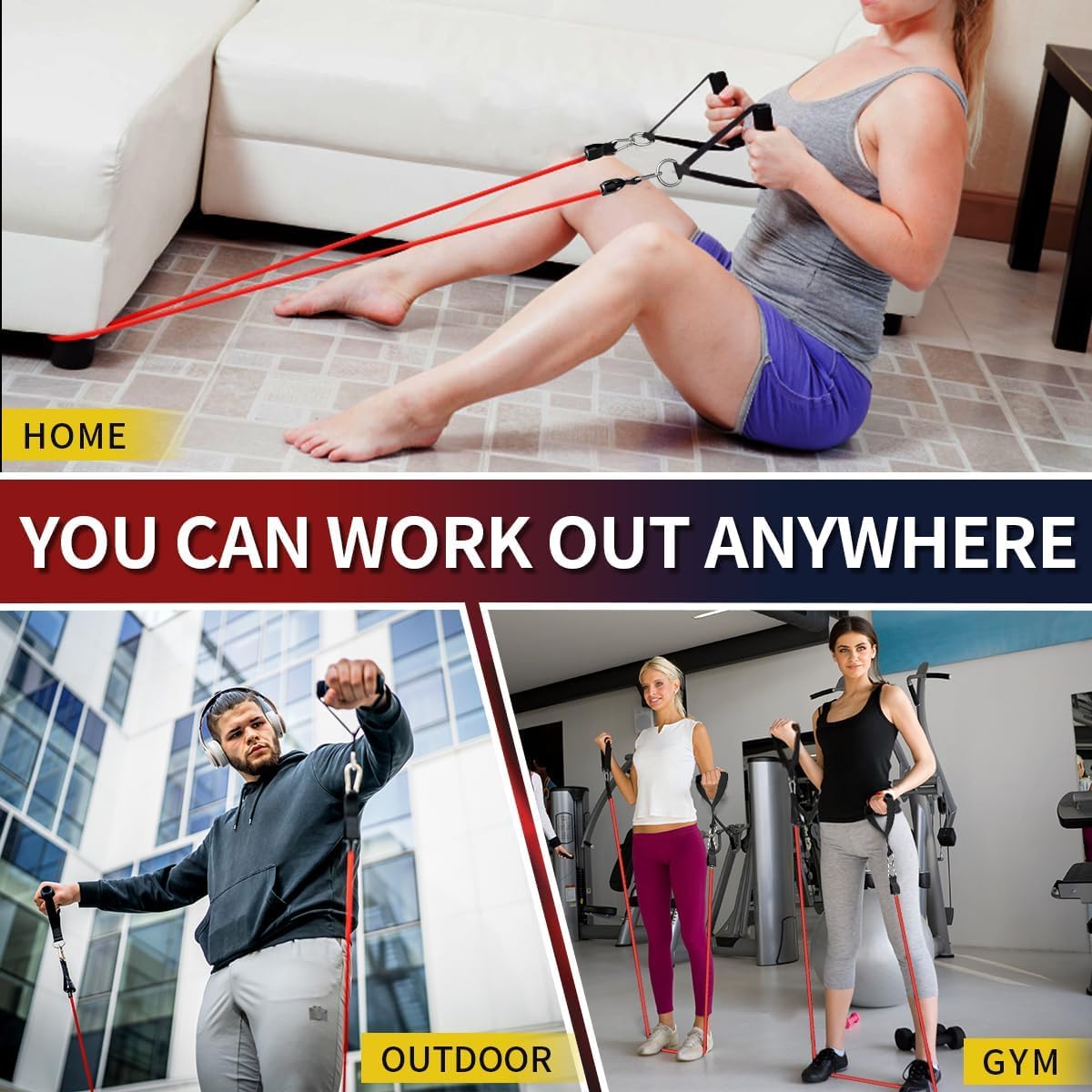 Dynamic Fitness Resistance Bands