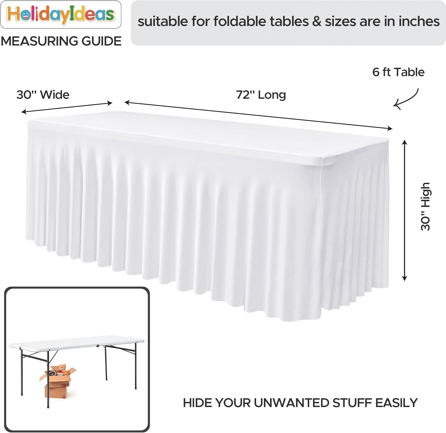 Elegant Table Skirt Set