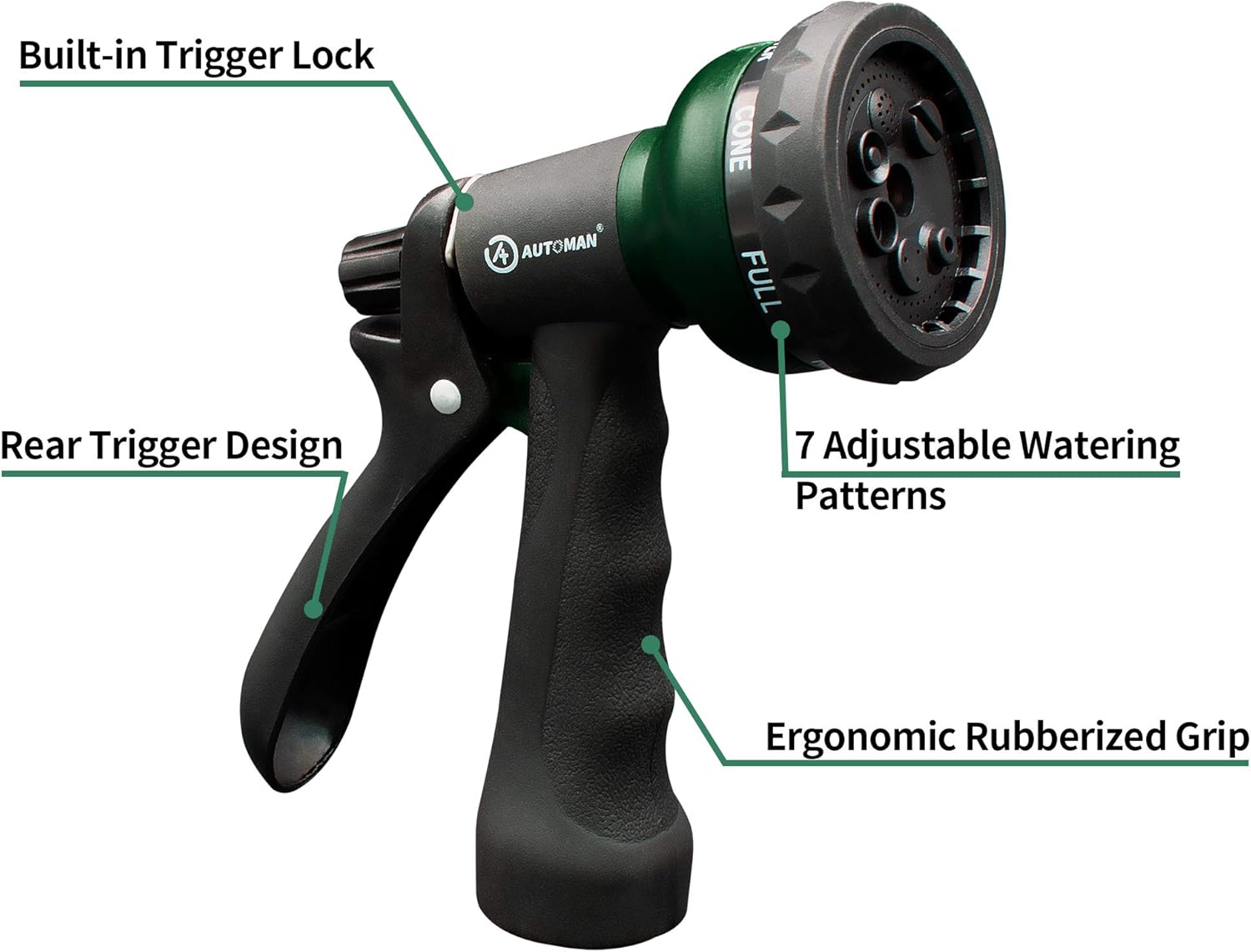 Versatile Garden Hose Nozzle