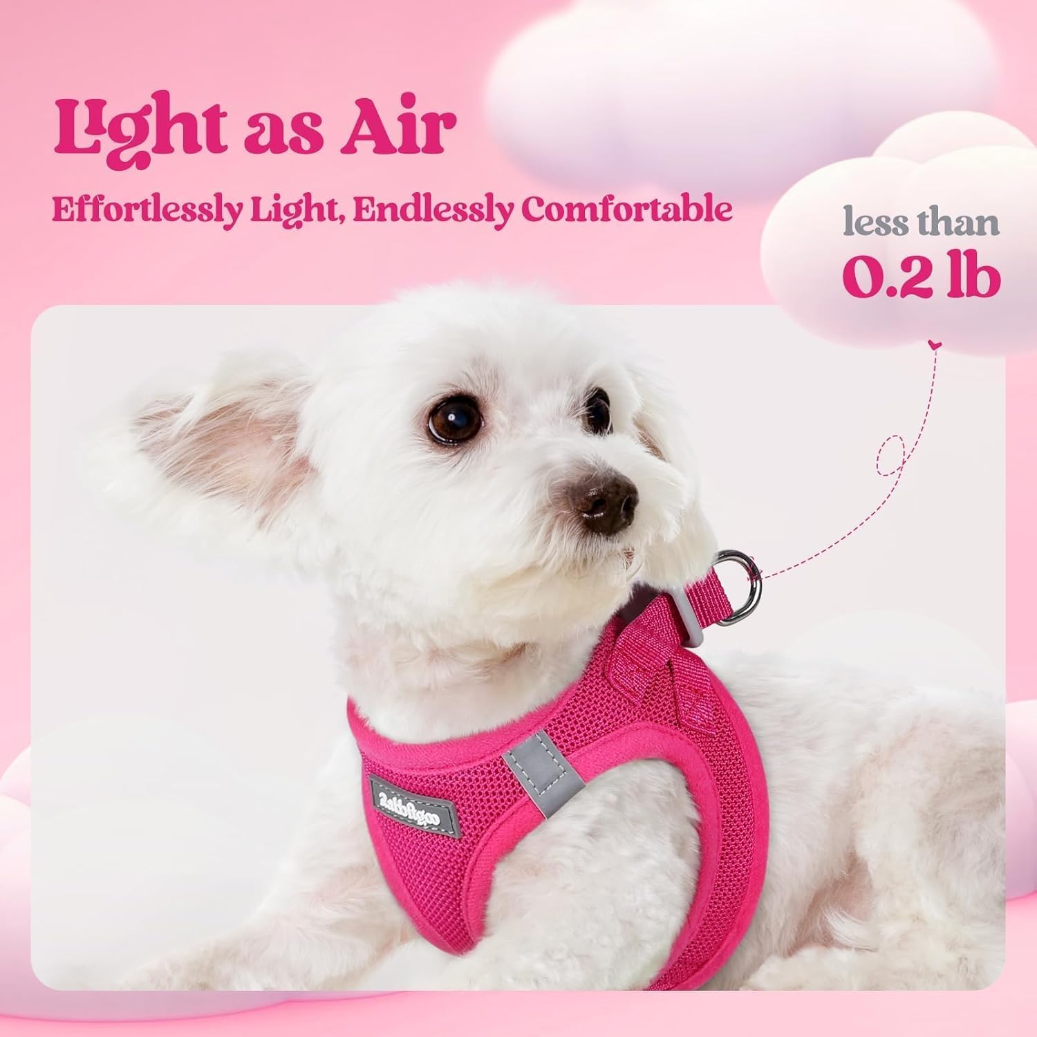 Soft Puppy Harness and Leash Set