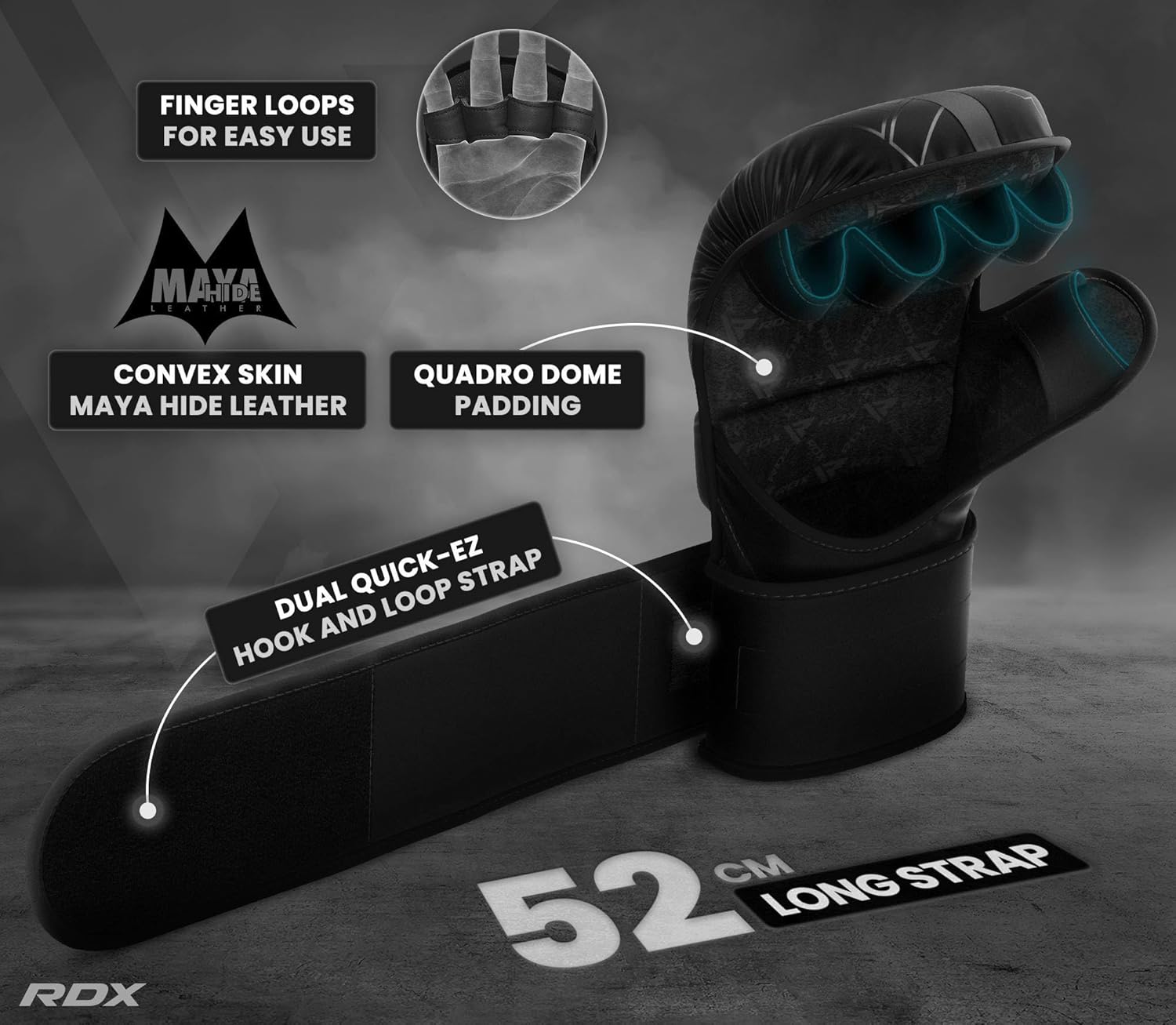 RDX Hybrid MMA Gloves
