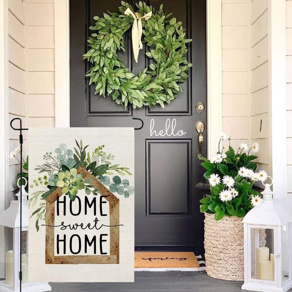 Charming Eucalyptus Garden Flag