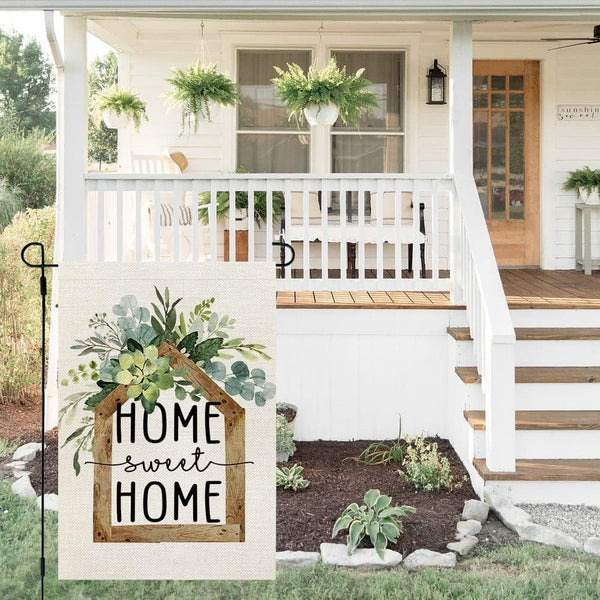 Charming Eucalyptus Garden Flag