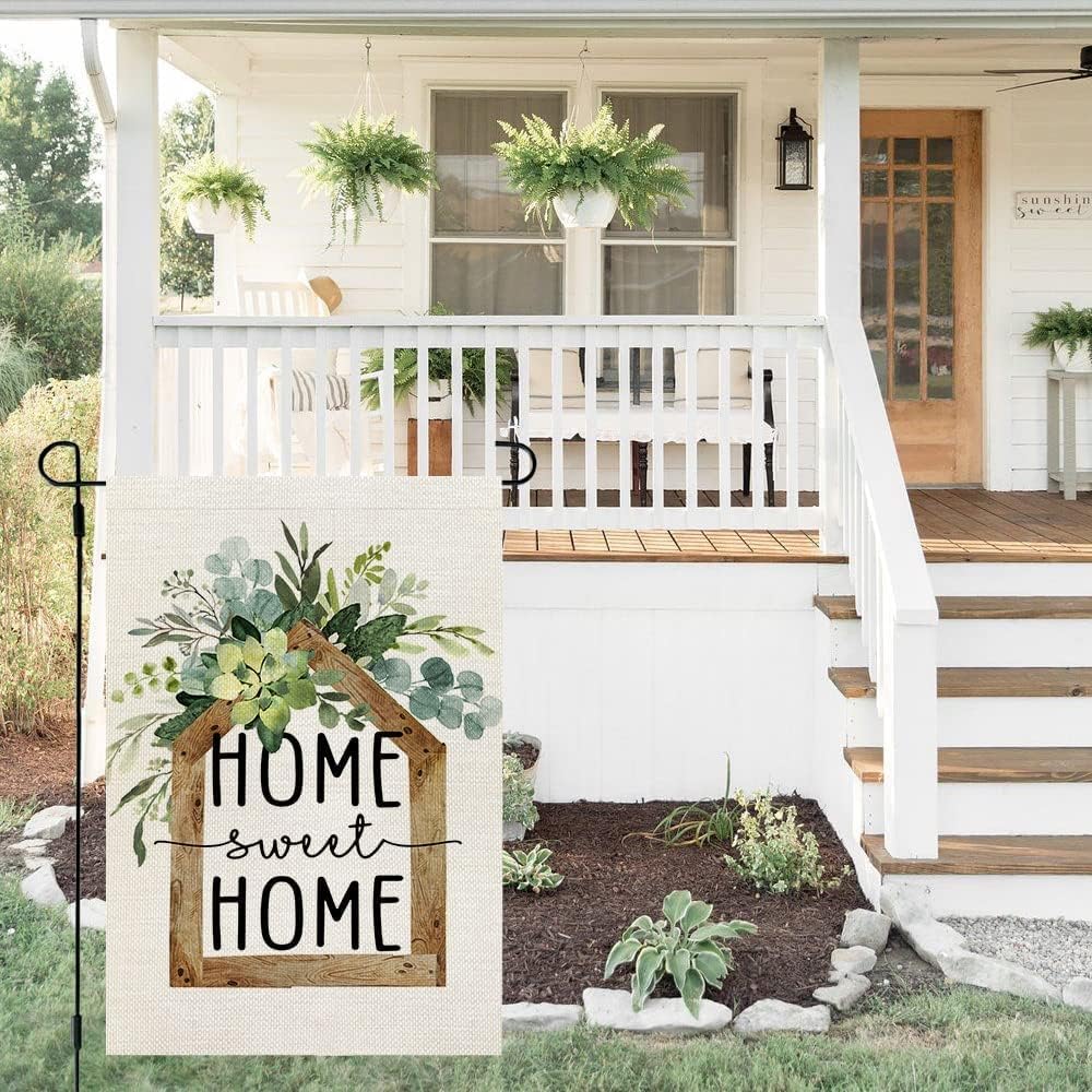 Charming Eucalyptus Garden Flag