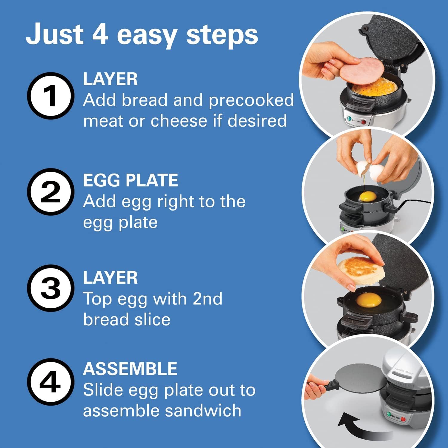 Easy Breakfast Sandwich Maker