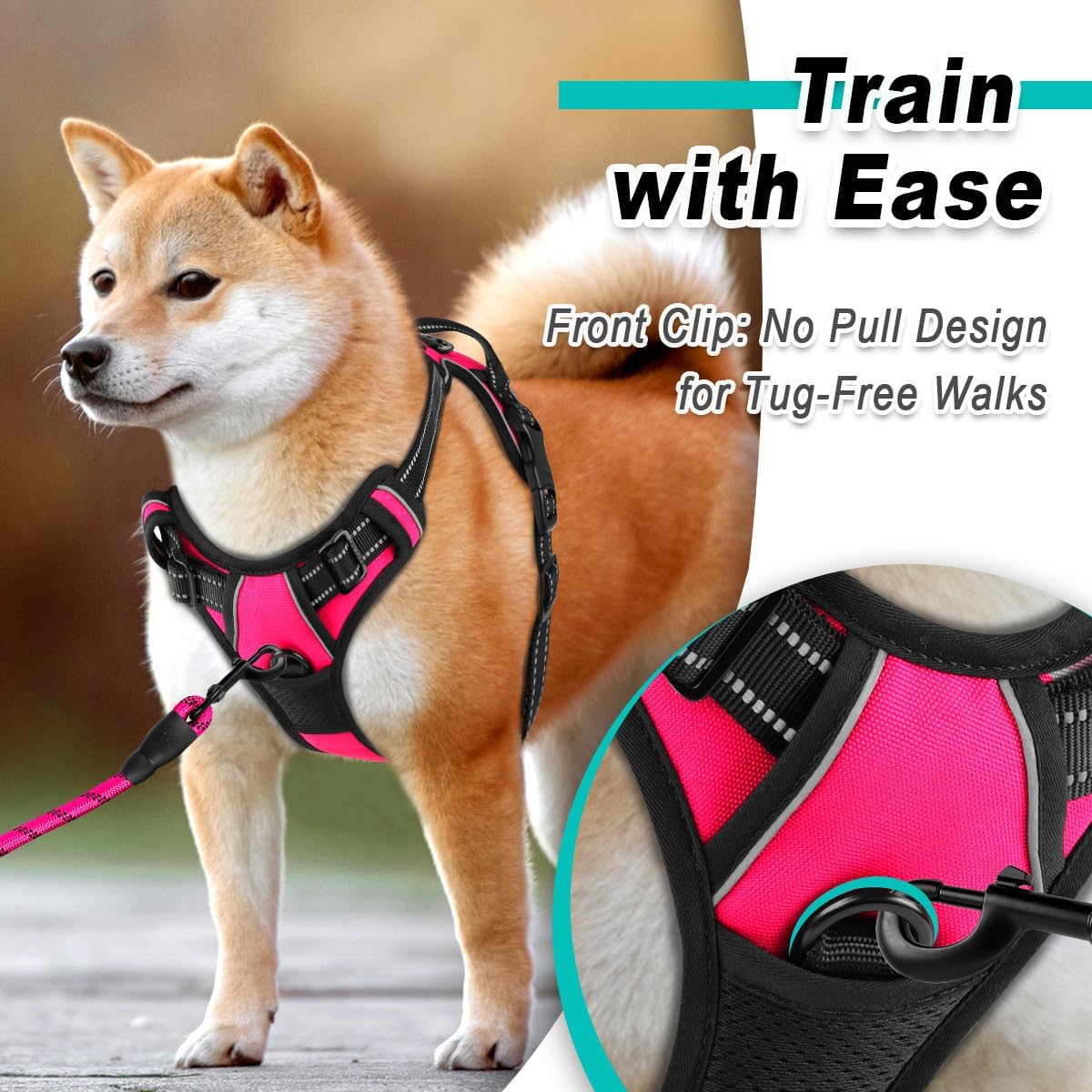 BARKBAY Easy Control Dog Harness