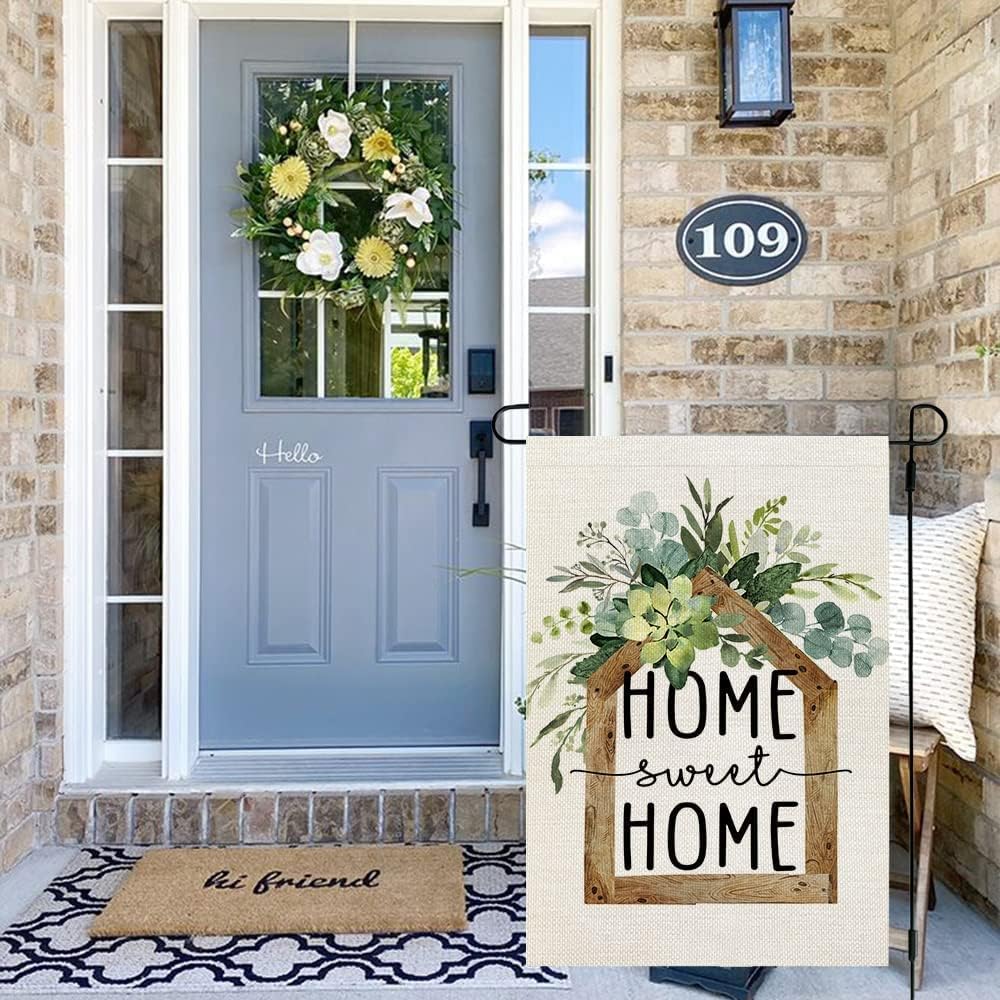 Charming Eucalyptus Garden Flag