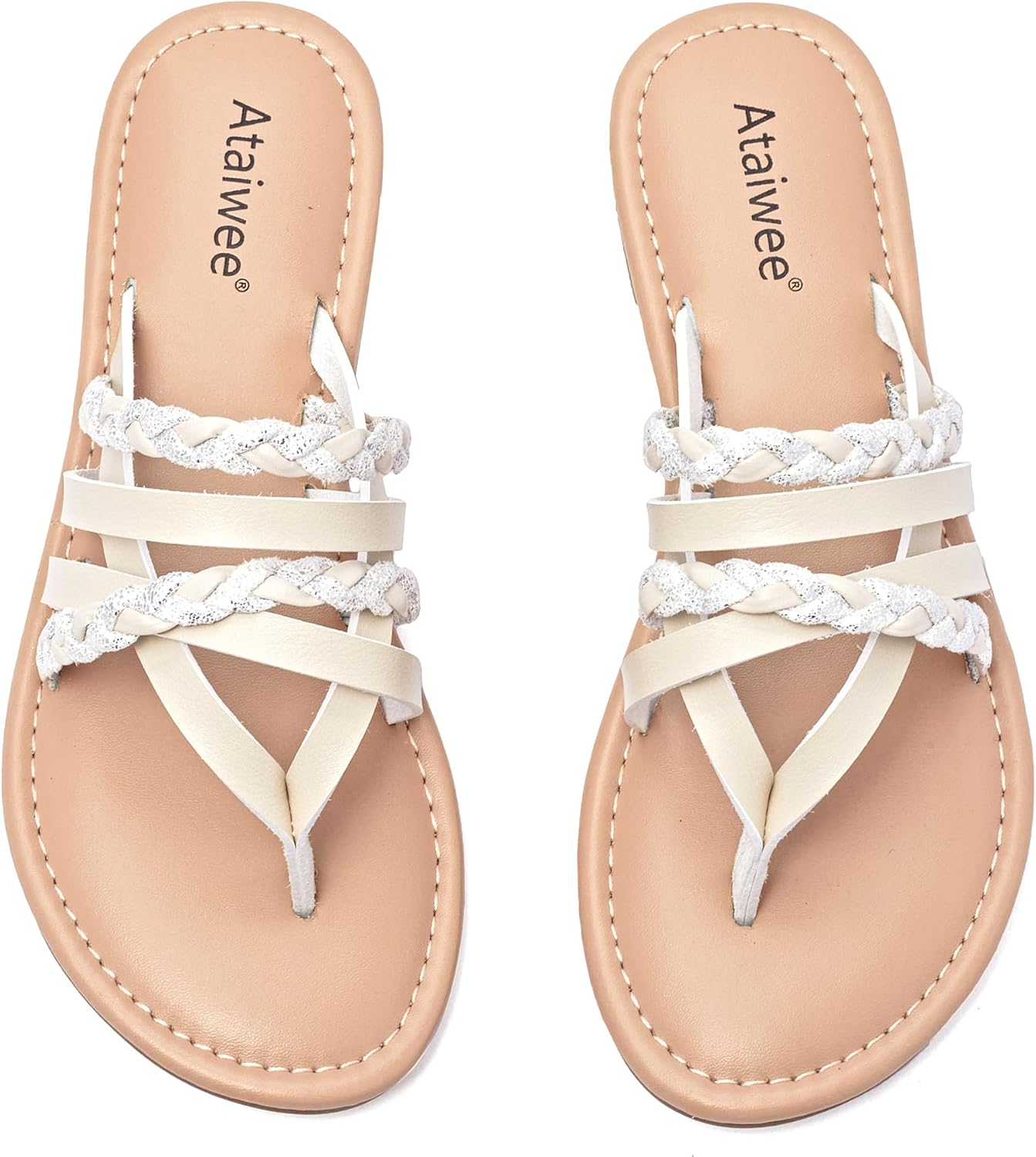Ataiwee Women's Comfy Slide Sandals