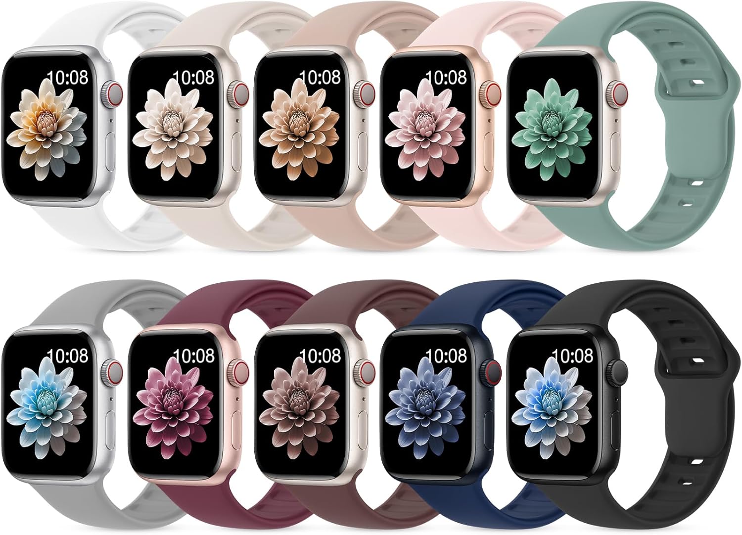 Colorful Silicone Watch Bands