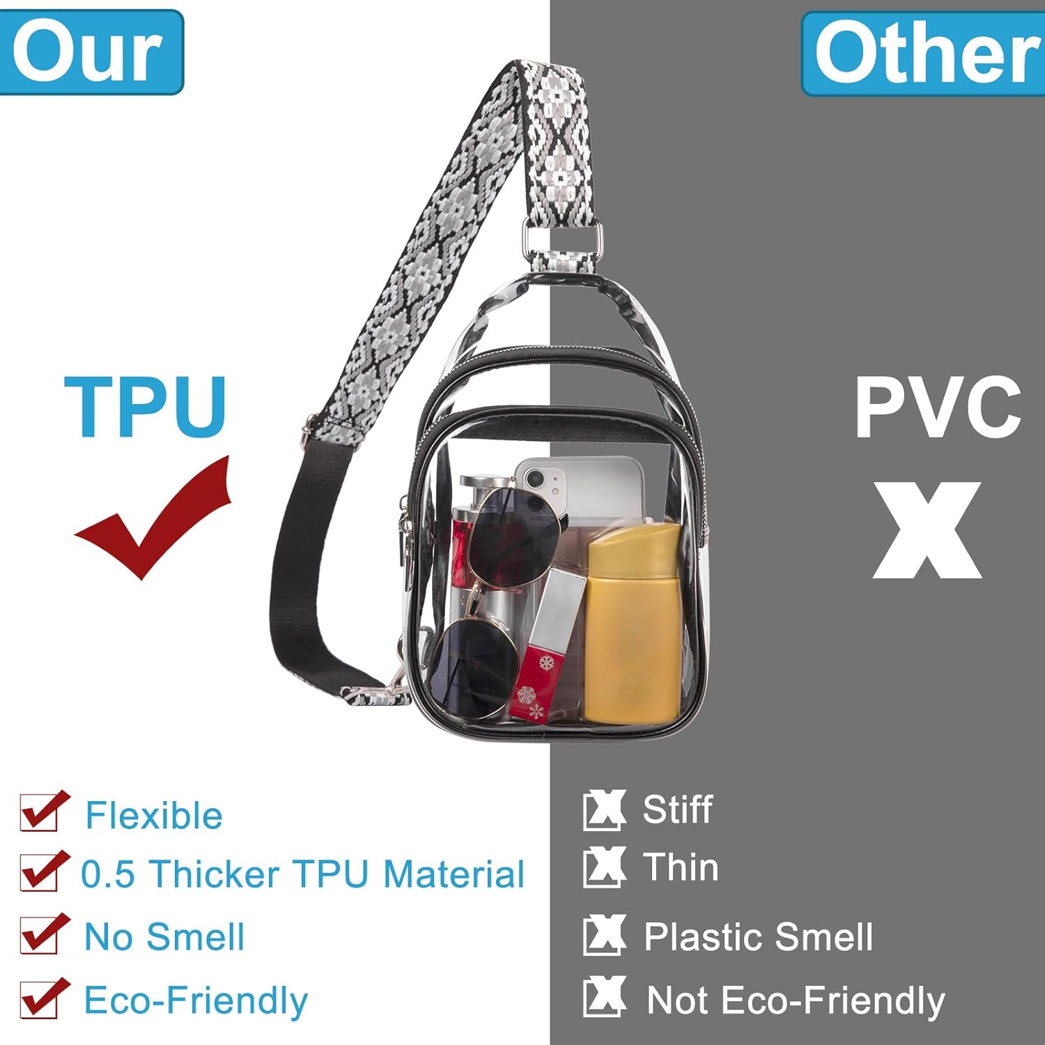 Clear Stadium Event Bag