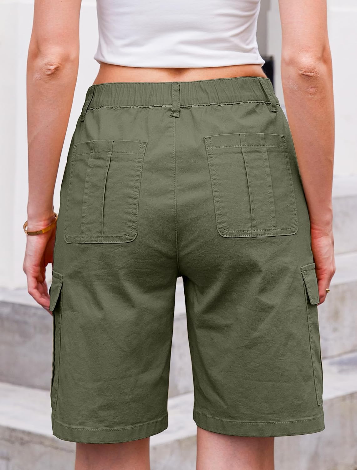 Eddoyee Women's Cargo Shorts