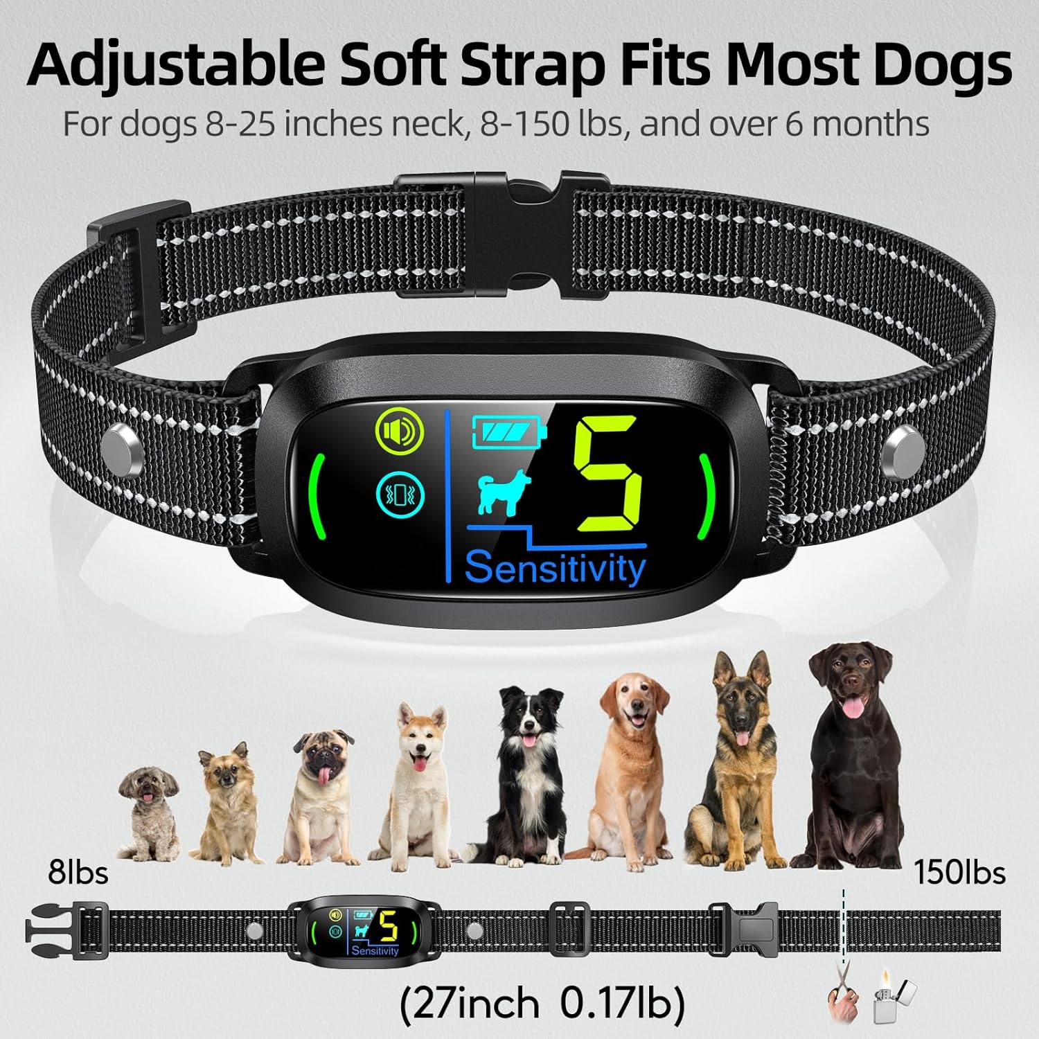Smart No-Bark Dog Collar