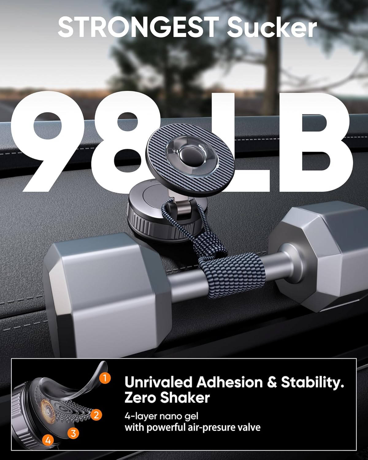 Mighty Grip Car Phone Holder