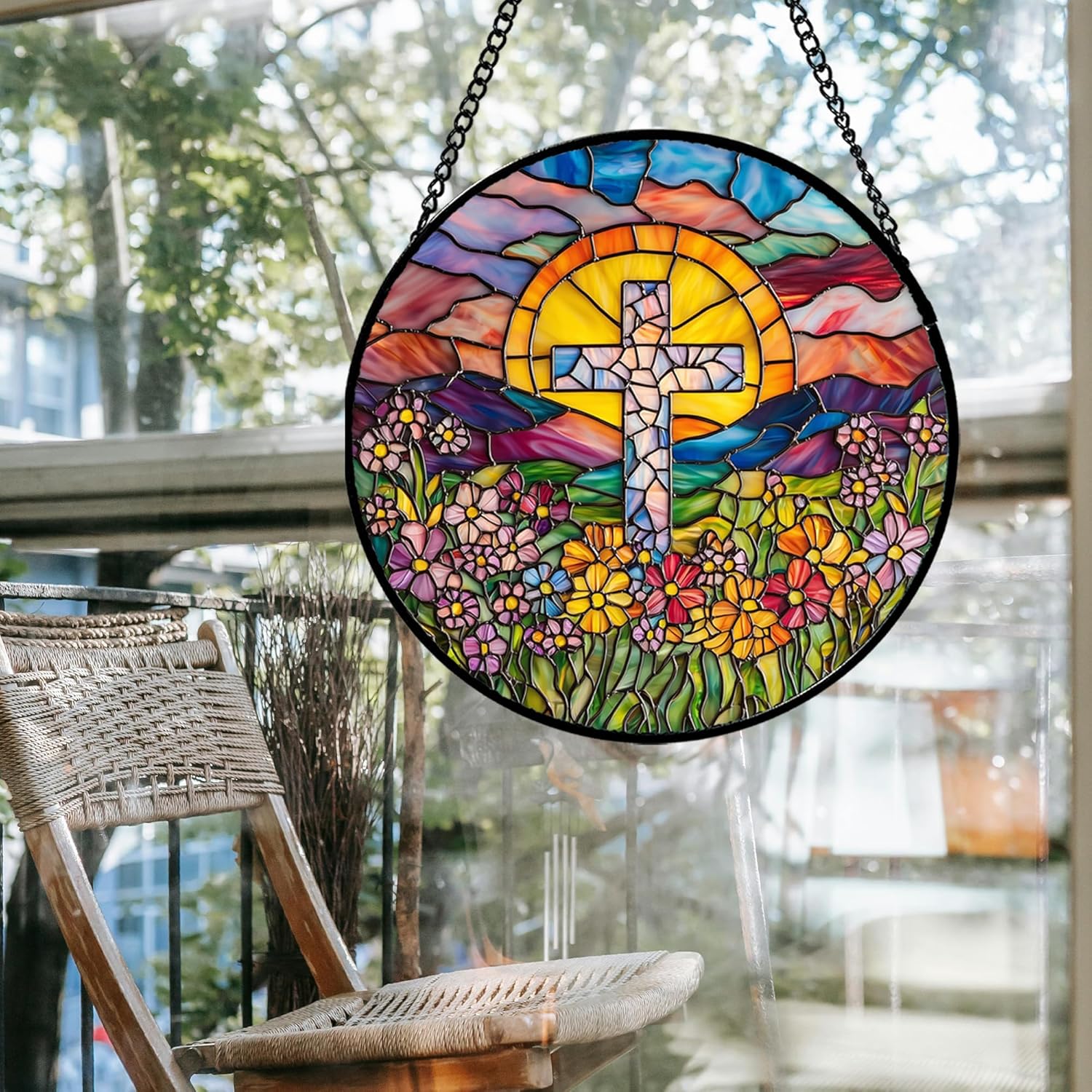 Radiant Glass Sun Catcher