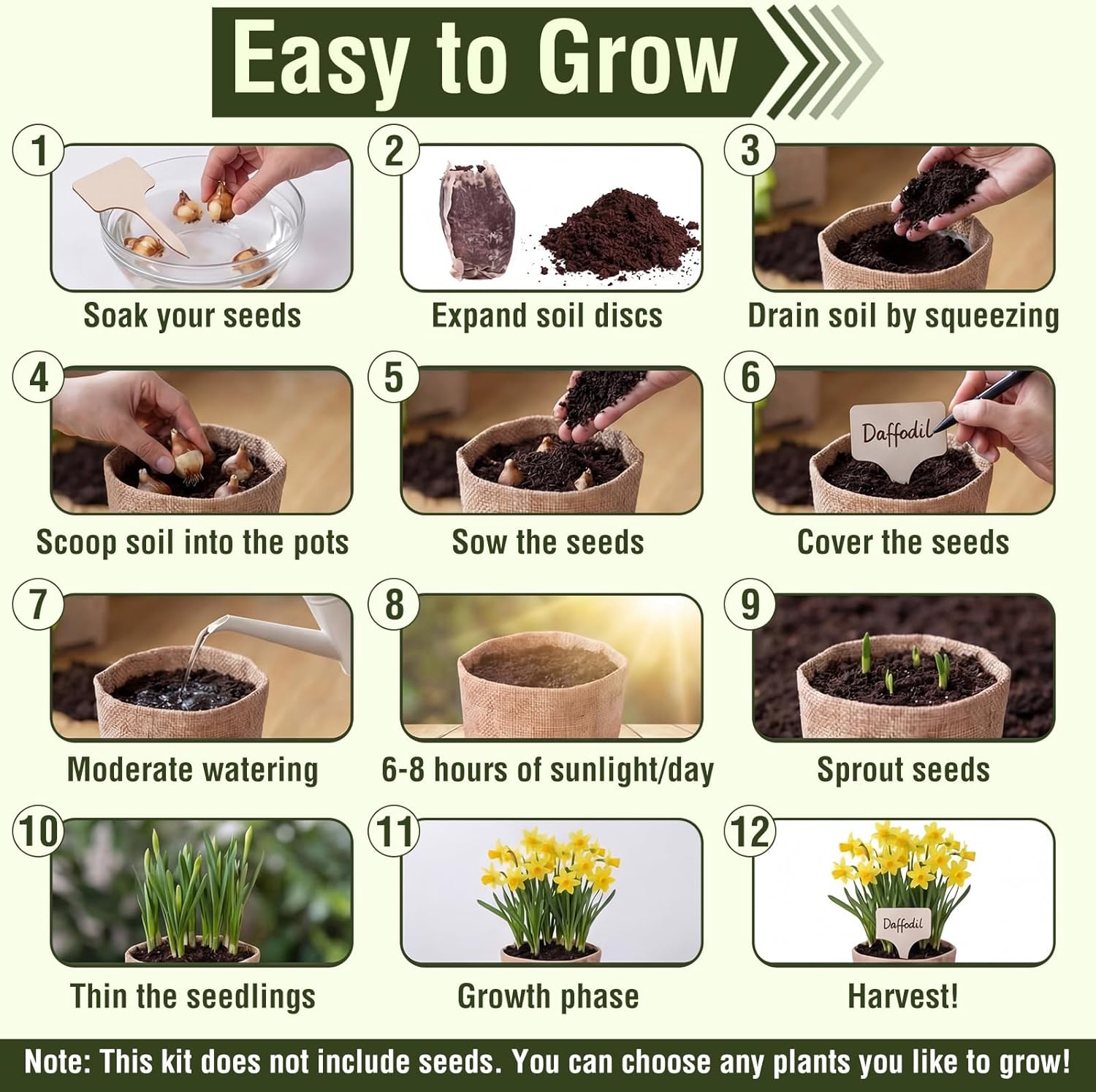 Novabright Herb Garden Kit