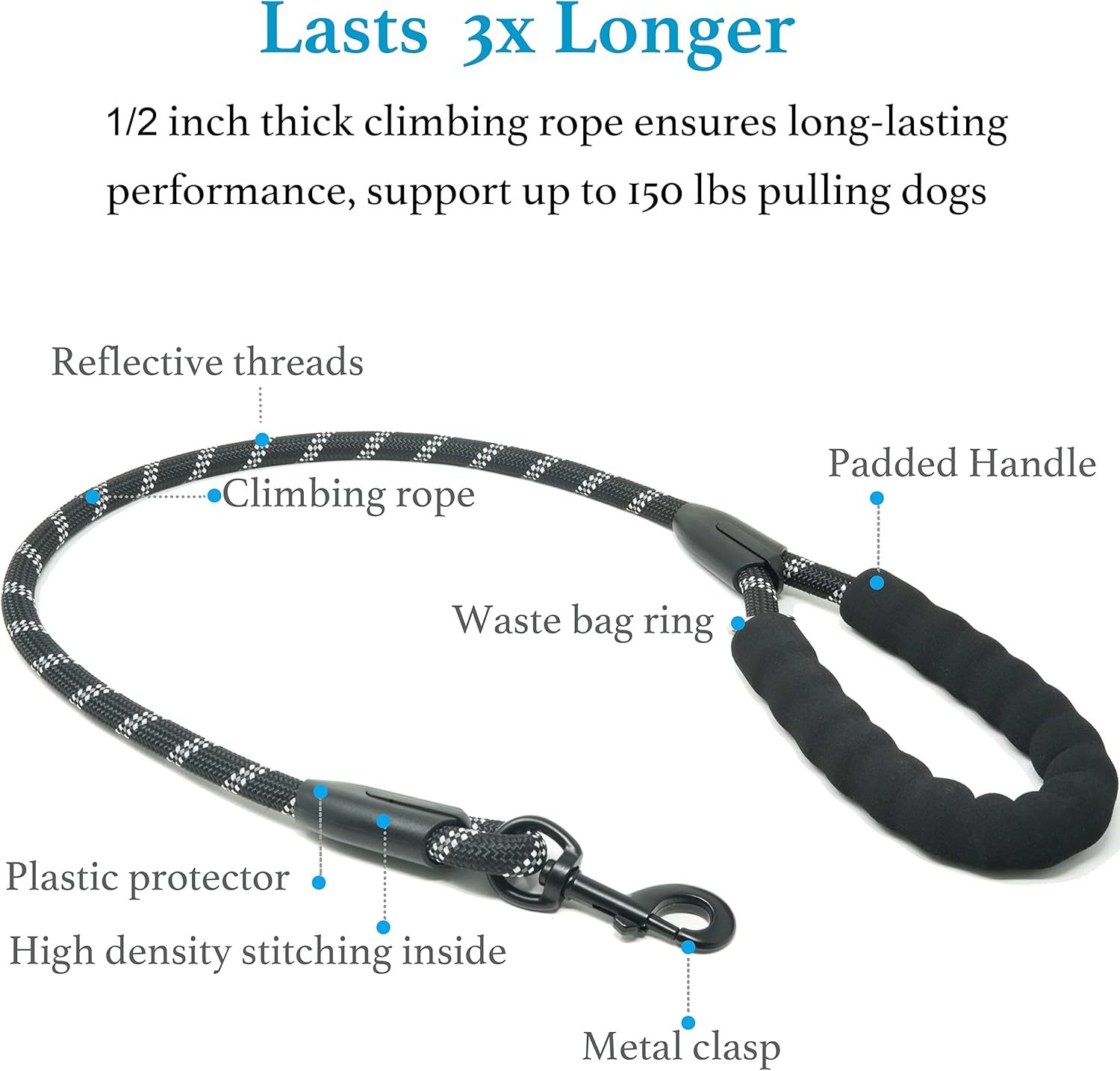 Tangle-Free Dual Dog Leash