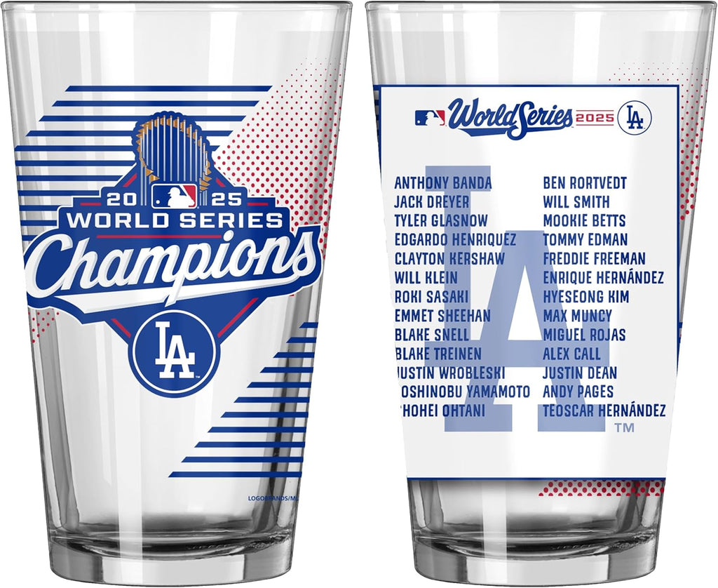 Dodgers Champions Pint Glass