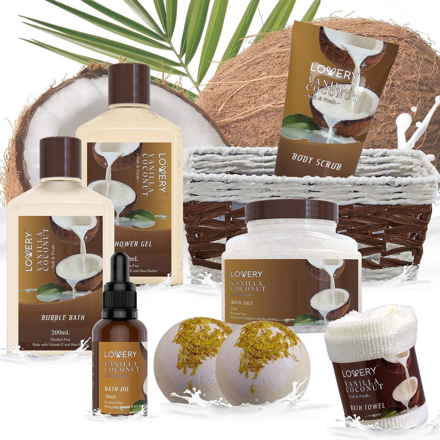 Vanilla Coconut Spa Gift Set
