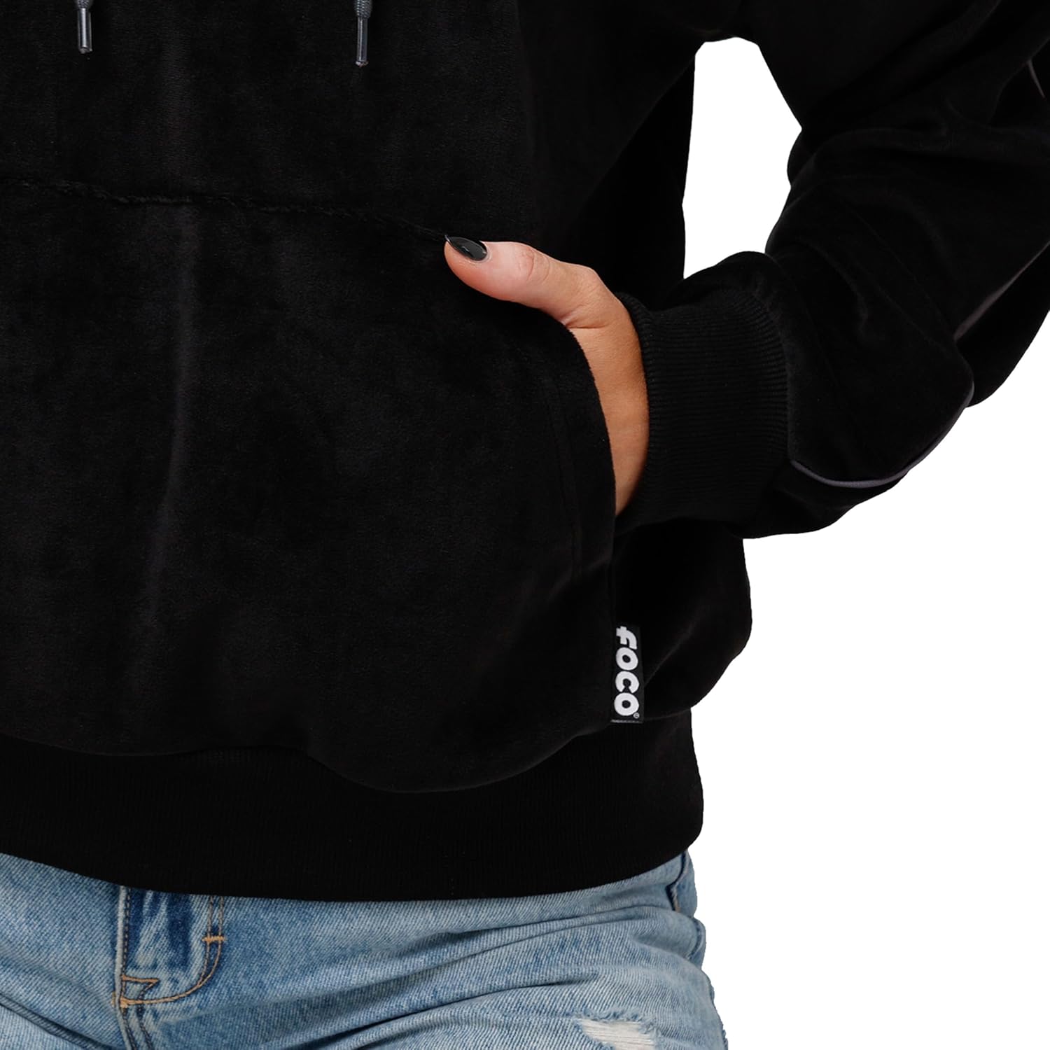 Stylish Velour Team Hoodie