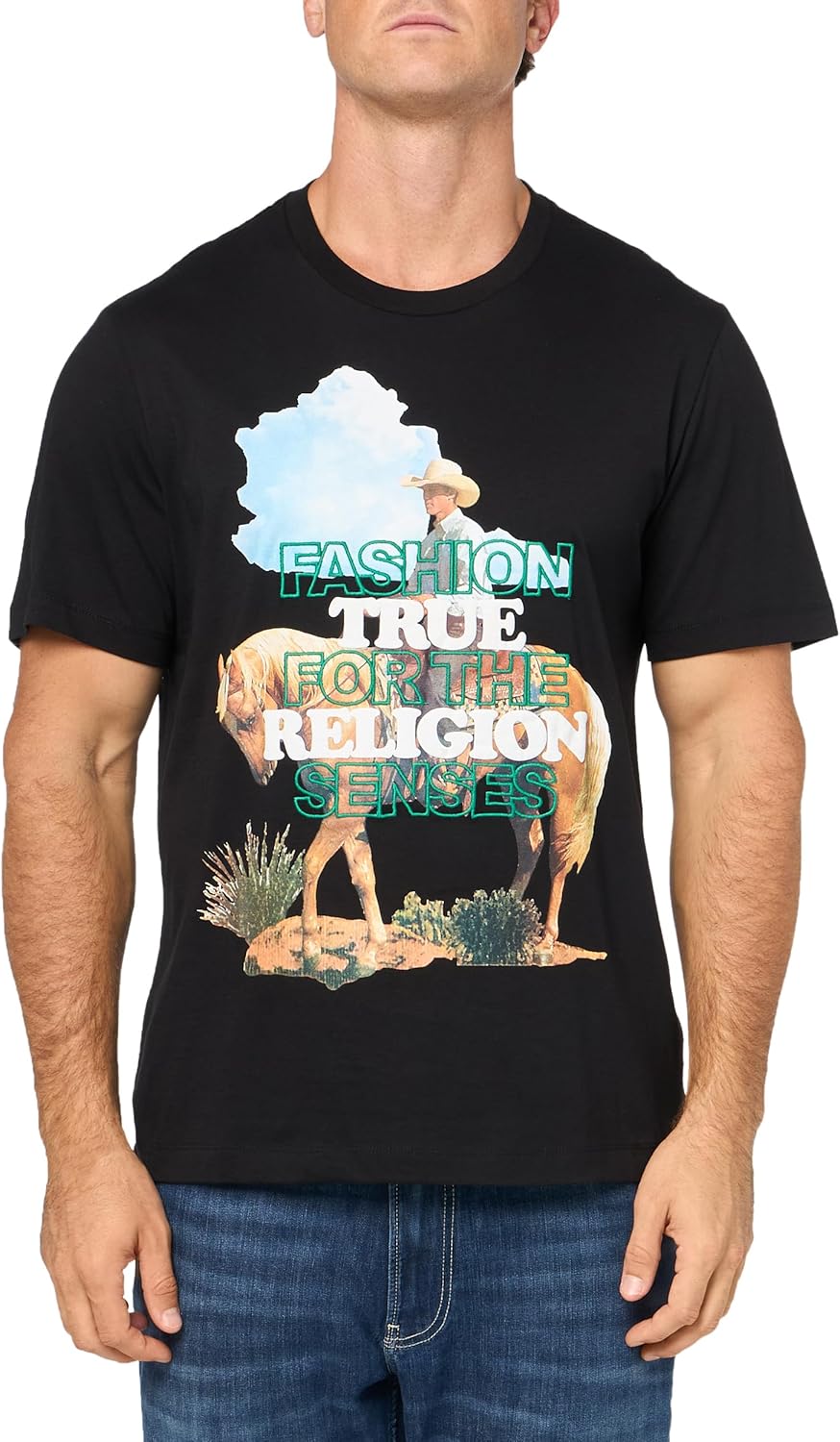 Men's Bold Cowboy Graphic Tee