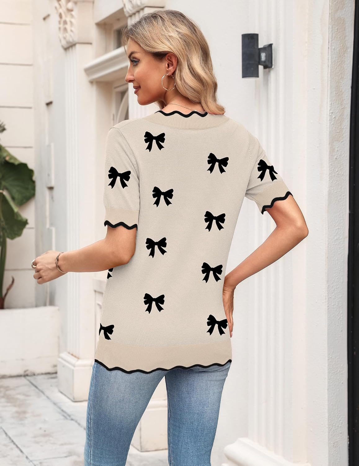 Chic V-Neck Blouse for Women