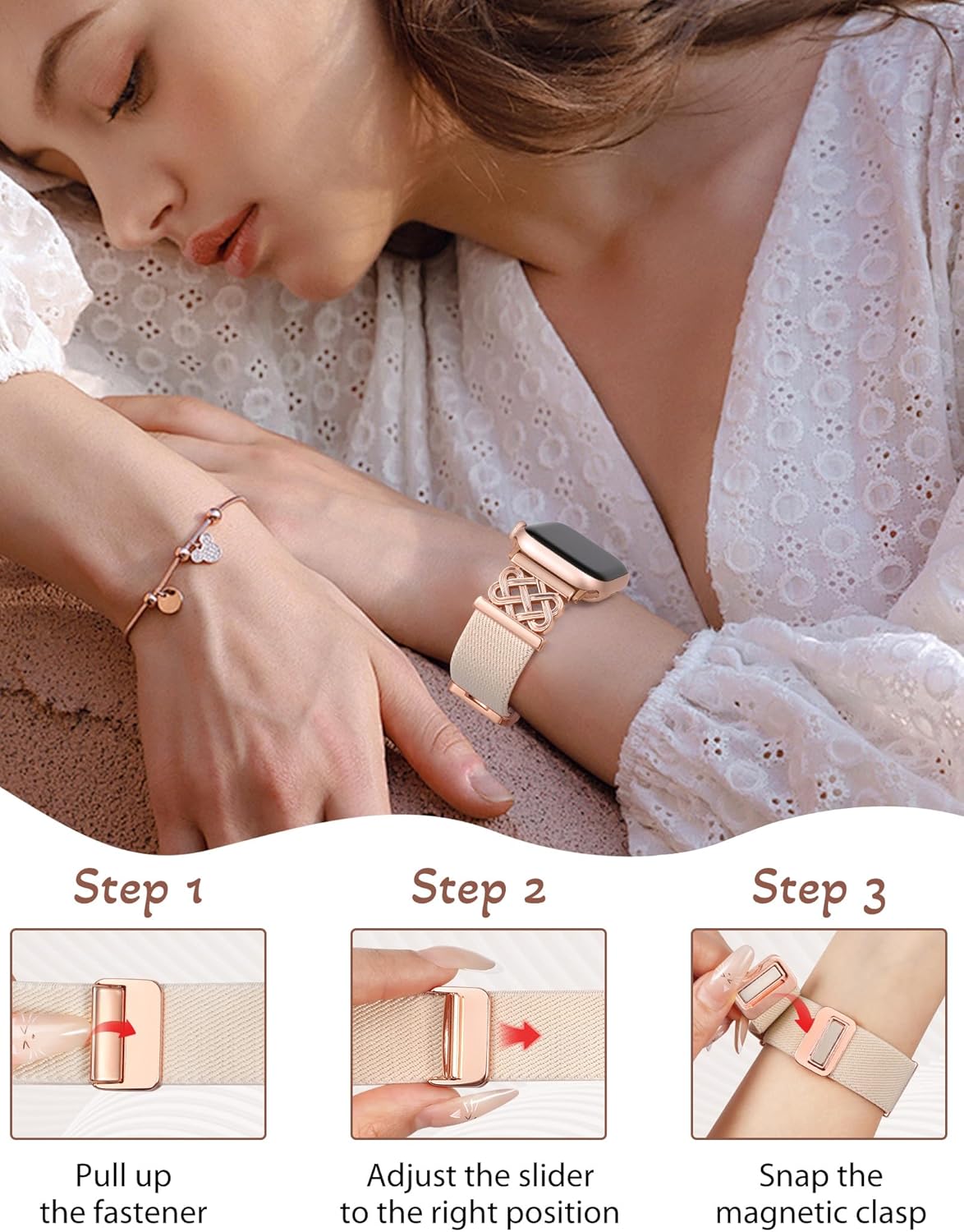 Celtic Knot Elastic Watch Band