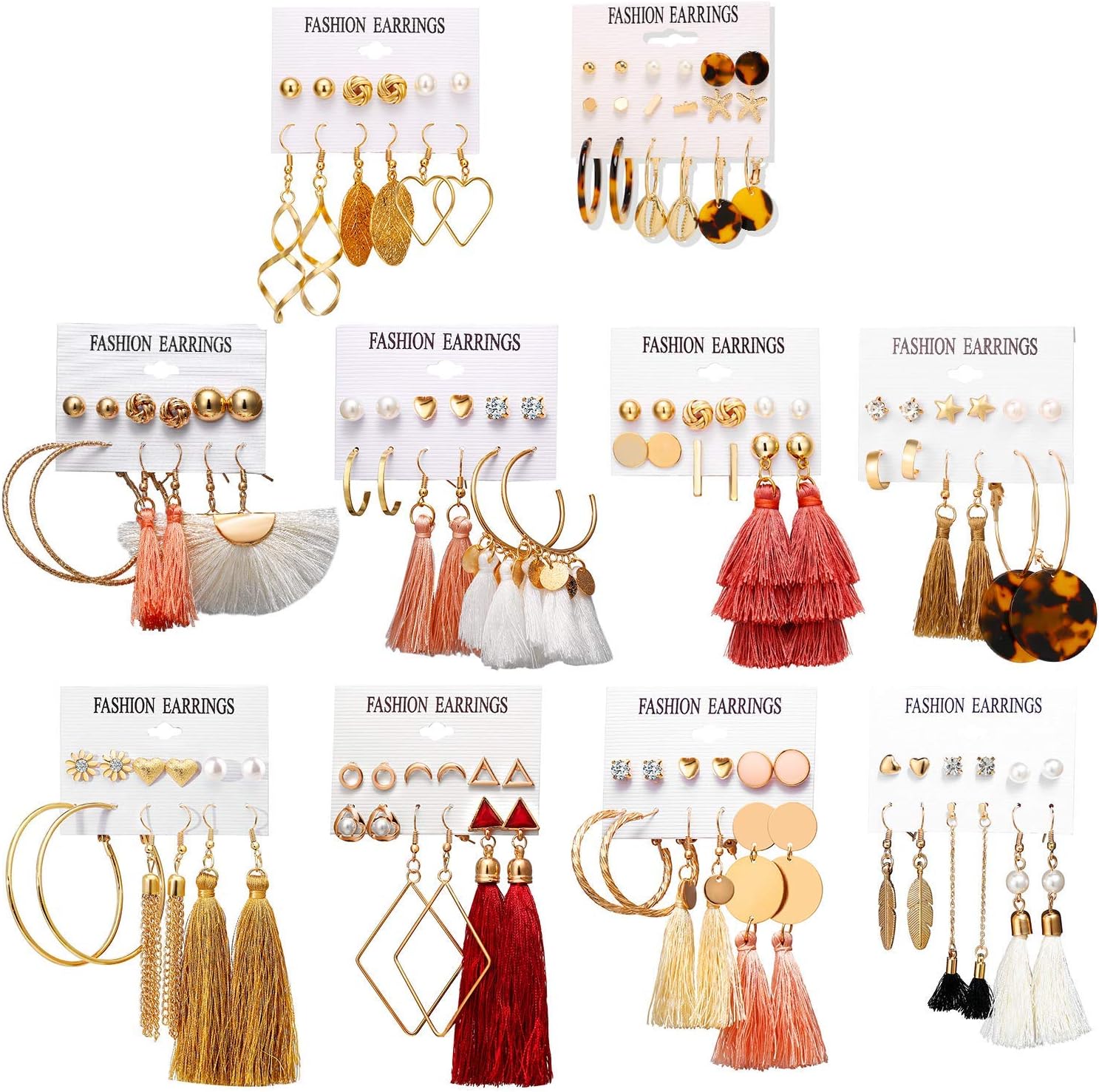 Vibrant Tassel Earring Collection
