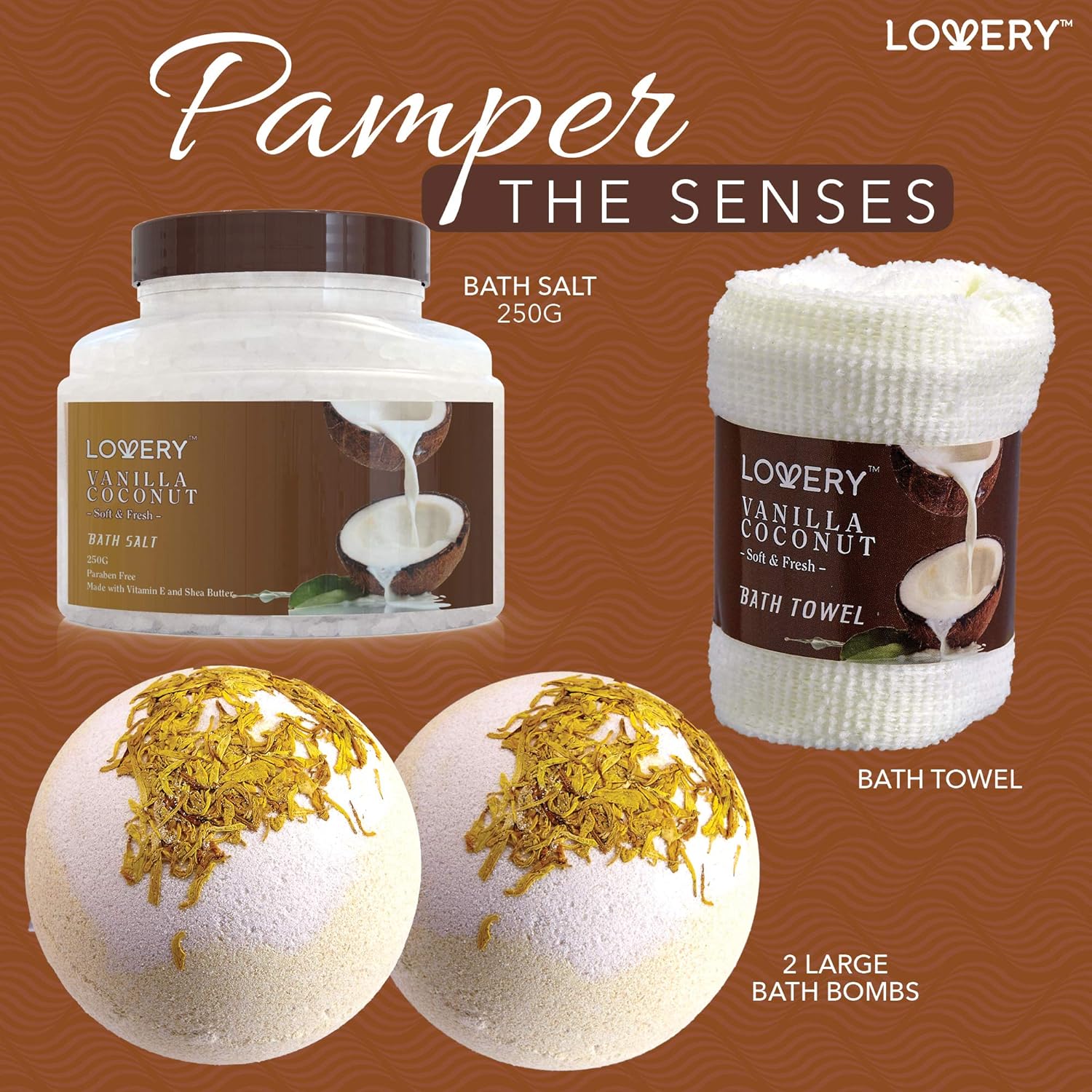 Vanilla Coconut Spa Gift Set