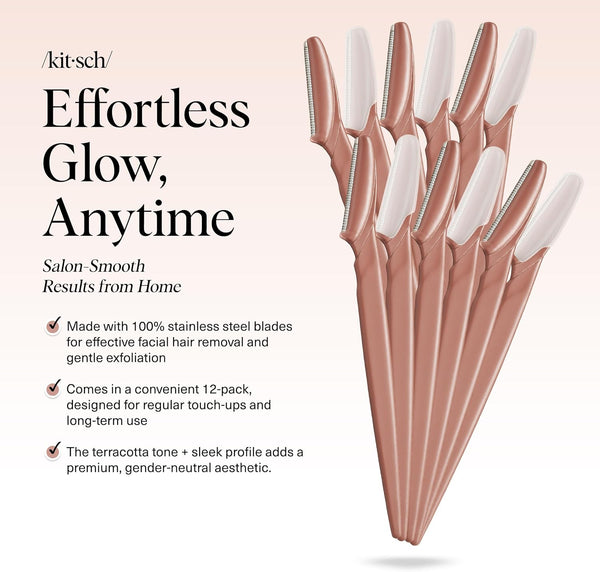 Smooth Glow Facial Razors